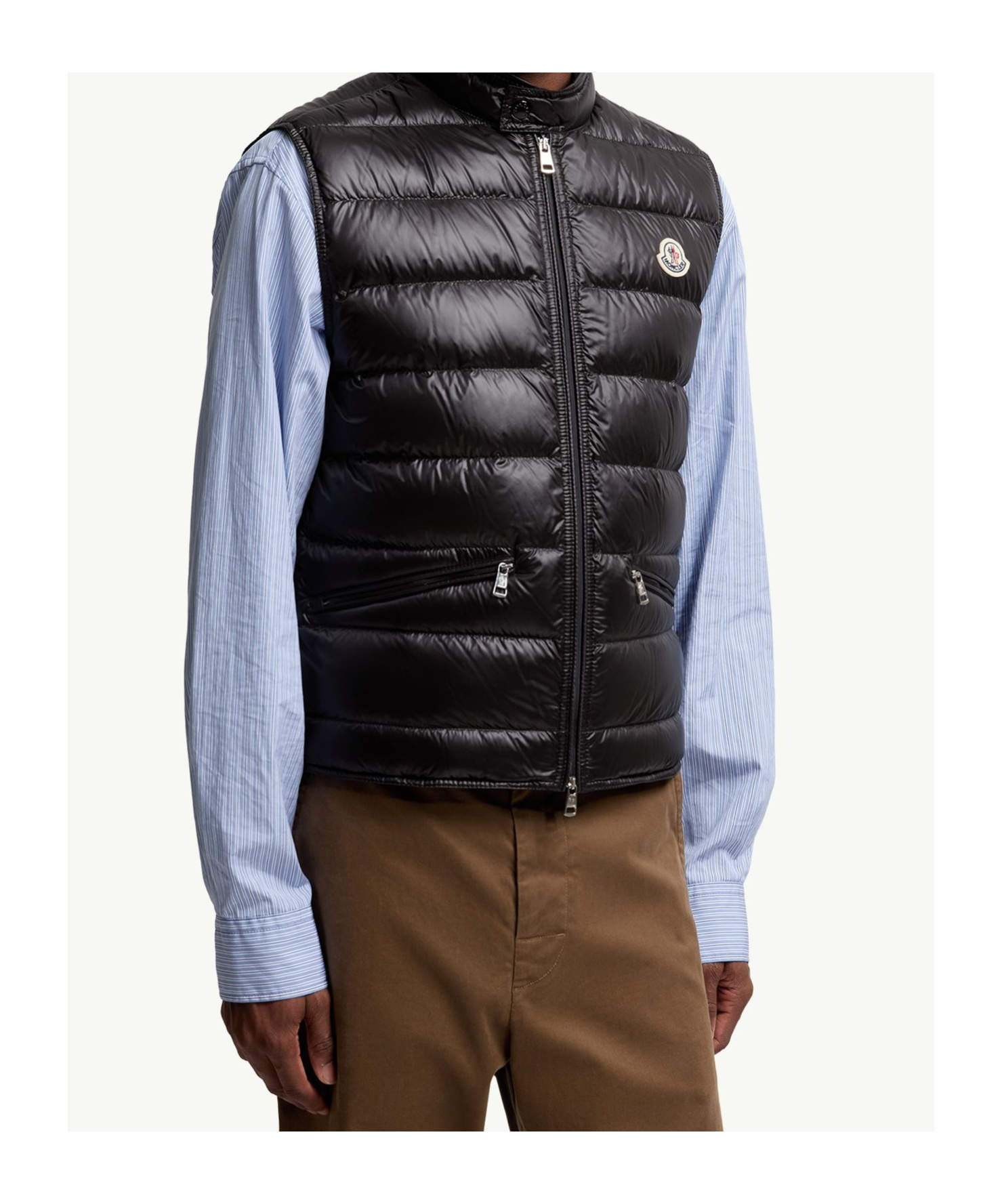 Moncler Gui Packable Down Gilet In Blue