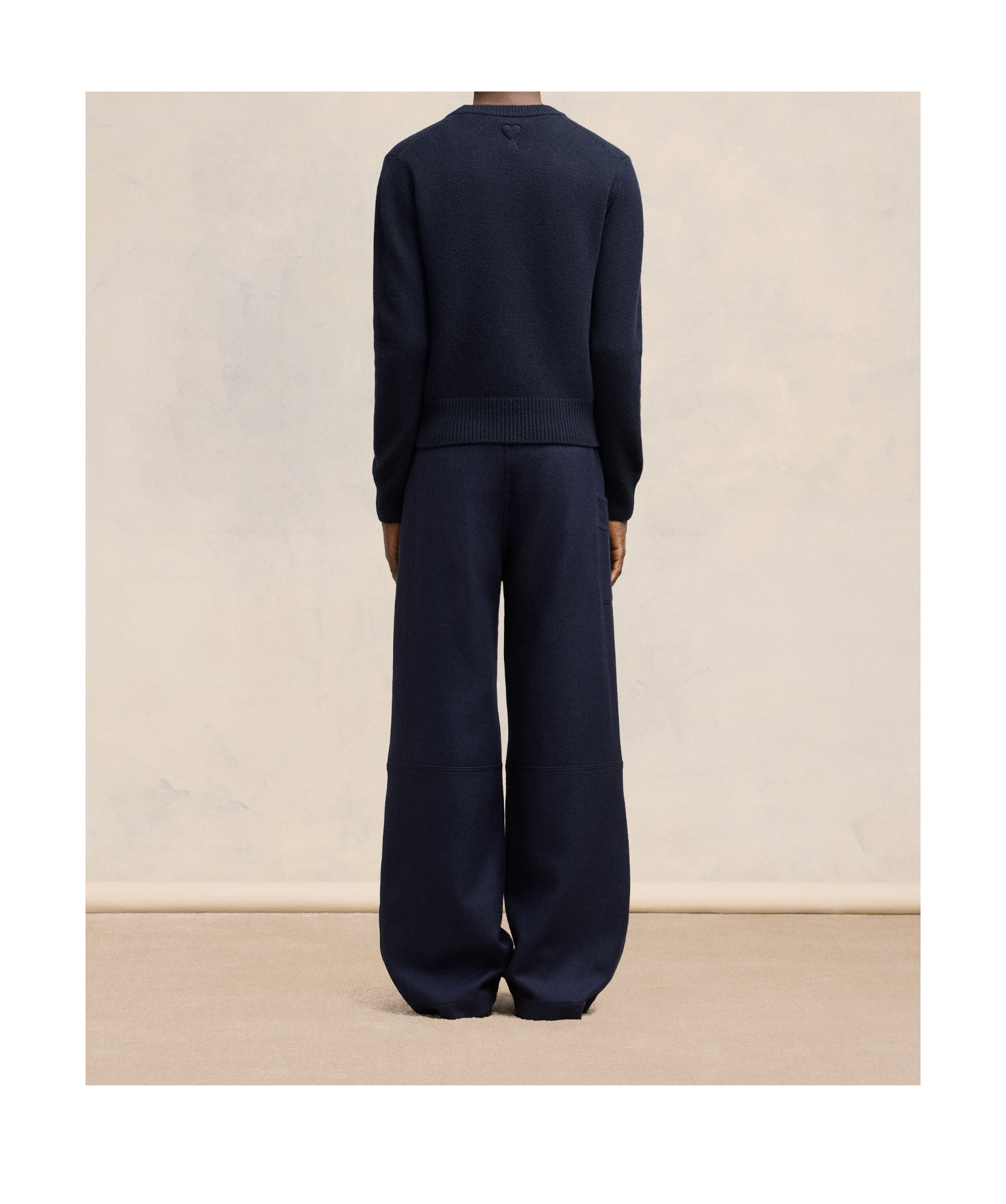 Shop Ami Alexandre Mattiussi Ami Paris Argyle Knitted Jumper In Black