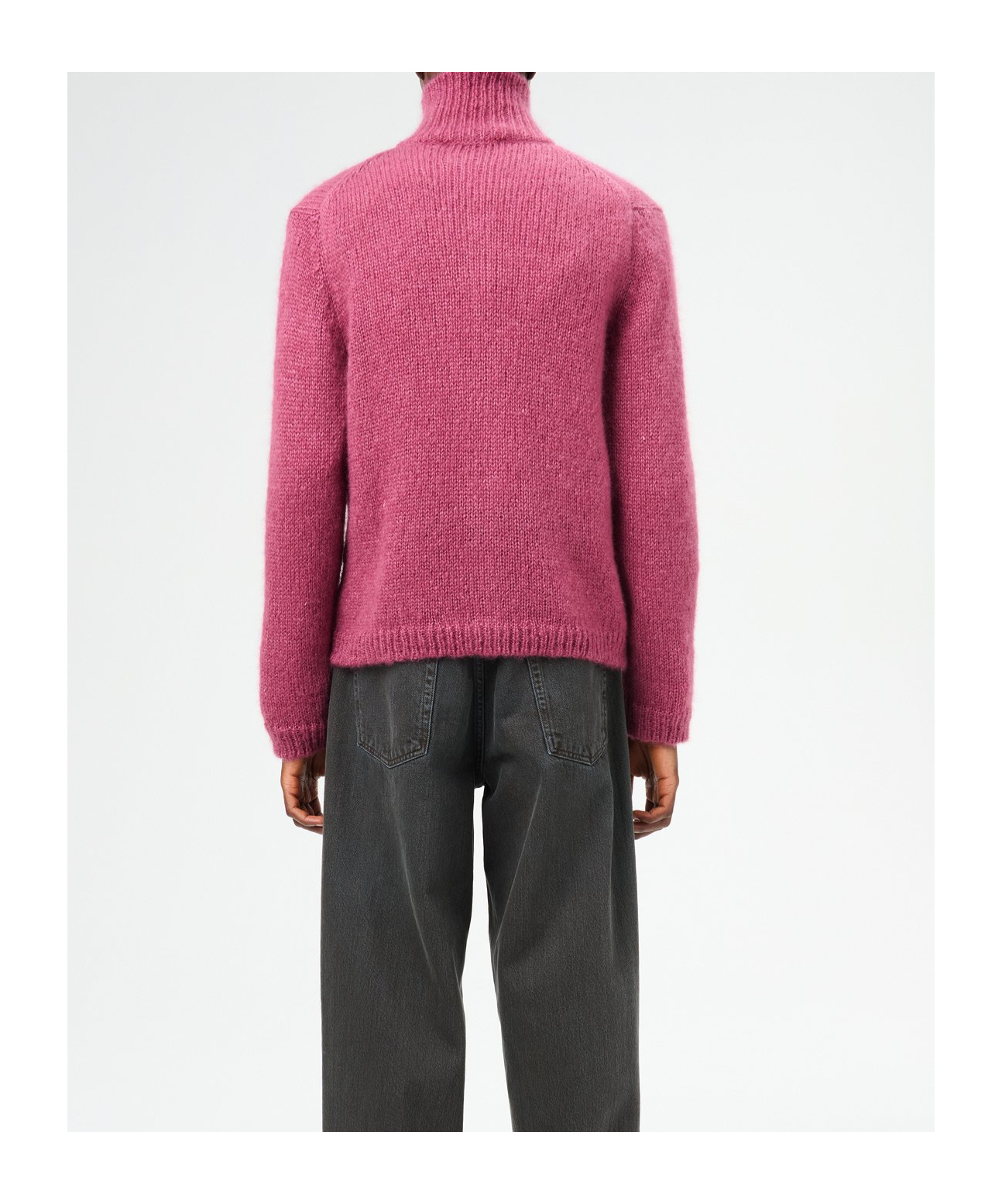 Our Legacy Neck Cardigan With Zipper And Fun In Red