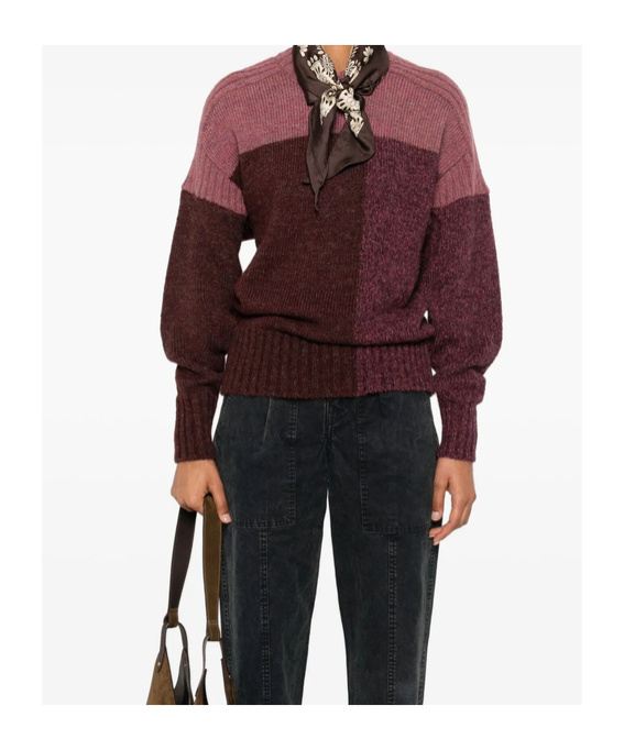 Isabel Marant Étoile Colour-block Ribbed Sweater In Multi