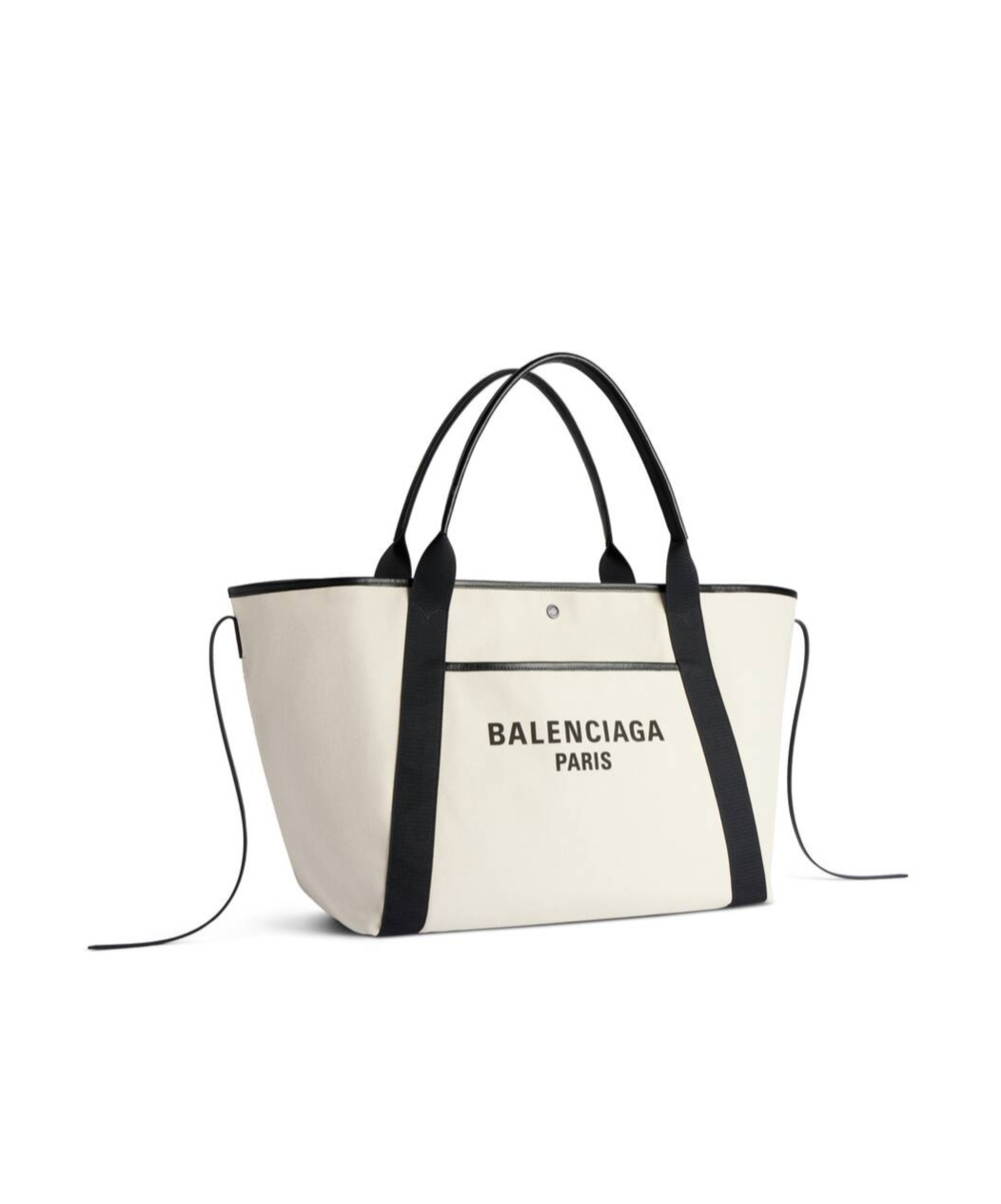 Balenciaga Blackwhite Biarritz S Shopping Bag In White
