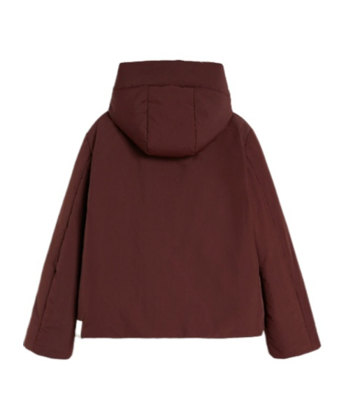 Jil Sander Short Down Jacket In Brown