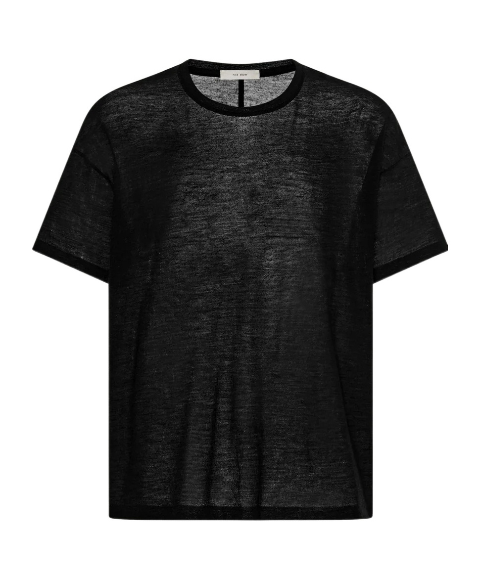 The Row Short Sleeve T-shirt In Black