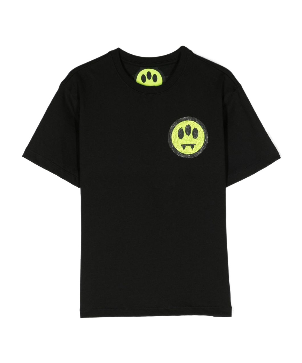Barrow Teen Logo-print Cotton T-shirt In Black