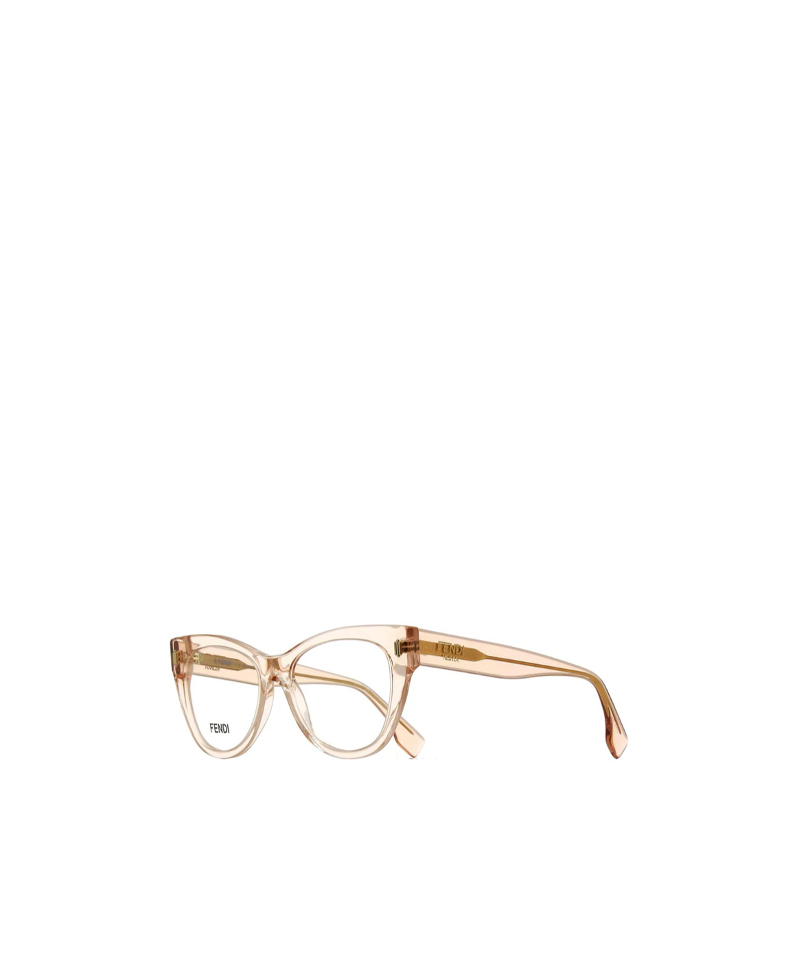 Fendi Eyewear Cat-eye Frame Glasses In White