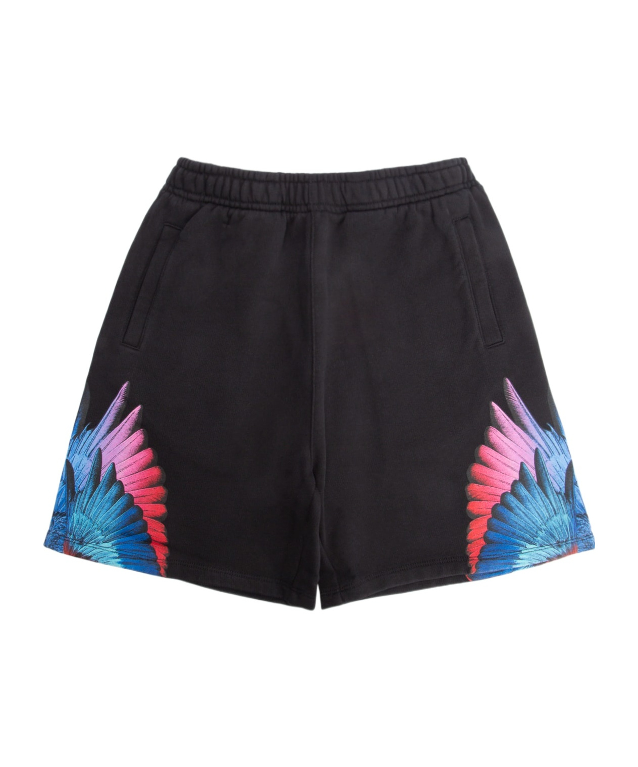 Marcelo Burlon County Of Milan Icon Wings Track Shorts In Black
