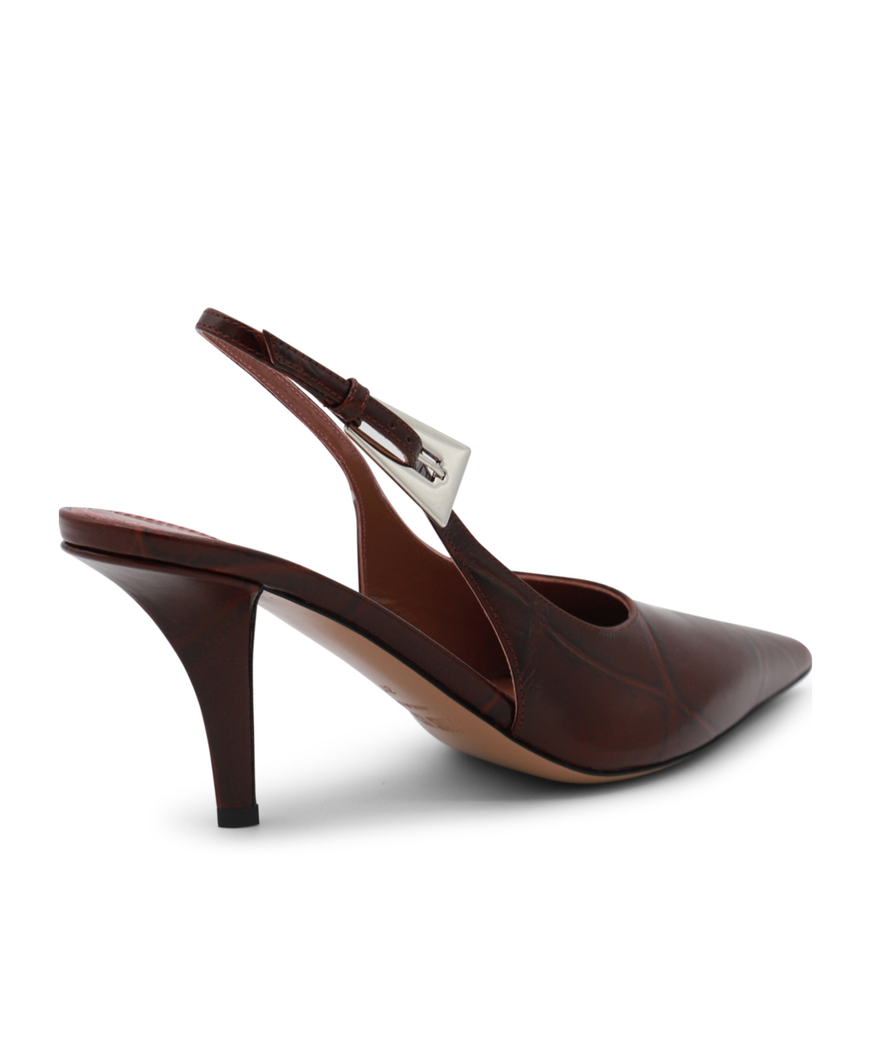 Paris Texas Dark Red Leather Pumps In Black