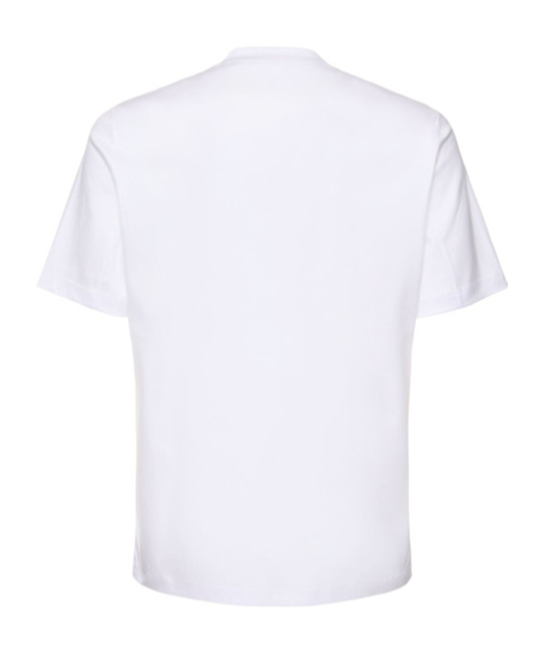 Brunello Cucinelli Men Cotton Jersey Crew-neck T-shirt With Logo And Faux-layering