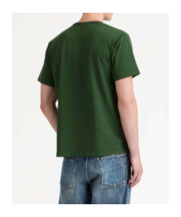 Jw Anderson Mens Ribbon Anchor T-shirt In Green In Green