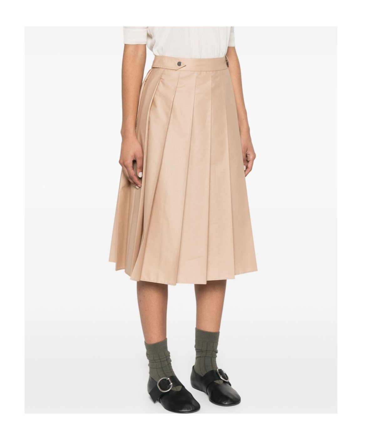 Iceberg Pleated Midi Skirt
