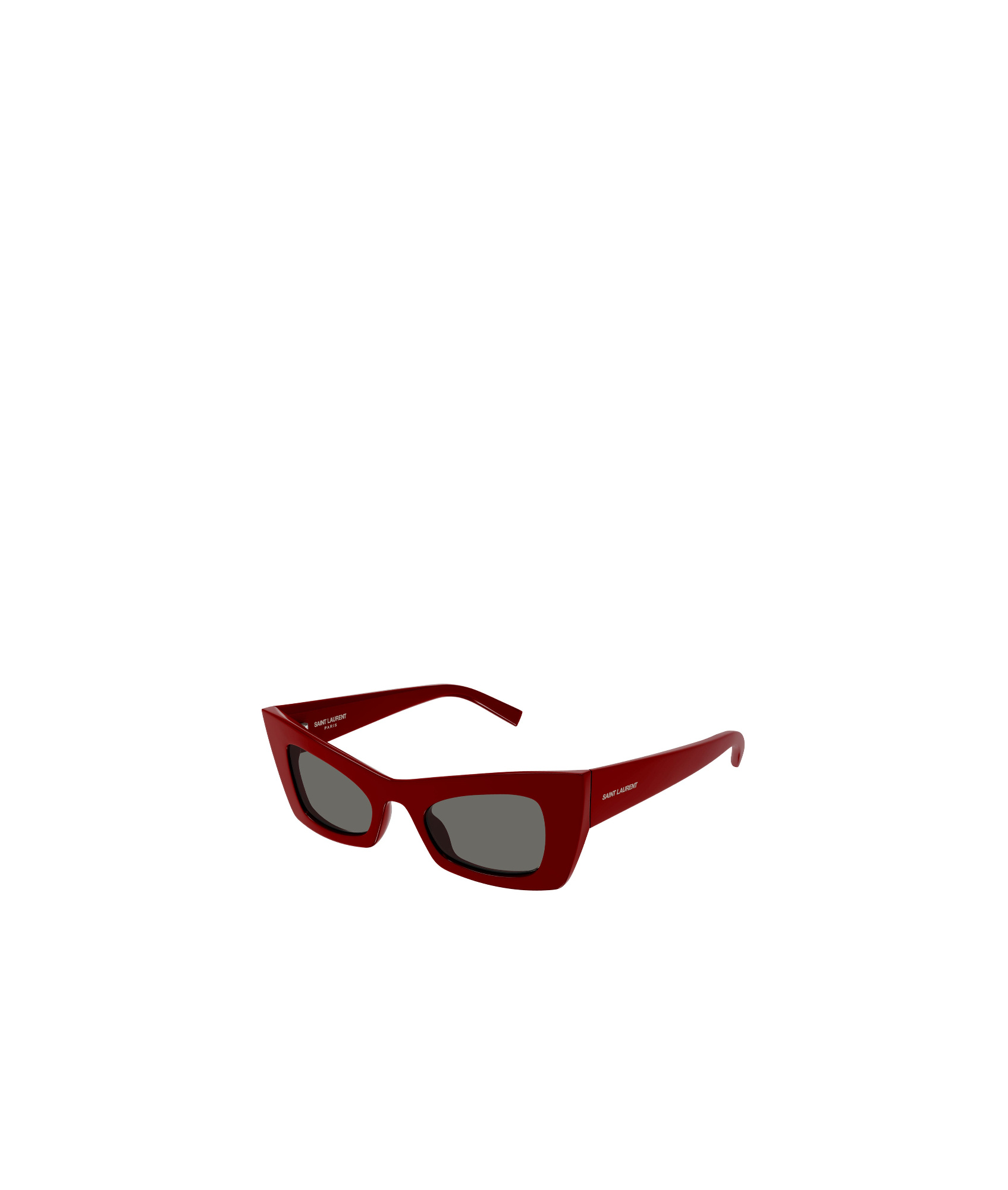 Shop Saint Laurent Cat-eye Sunglasses In Red