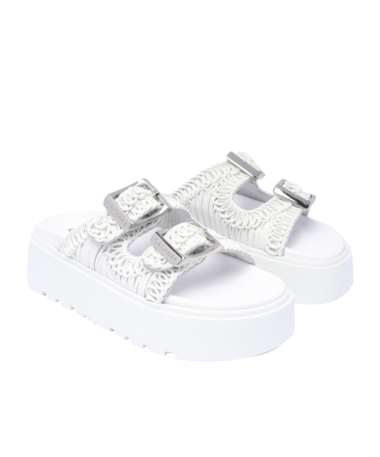 Casadei Mule Dei Mexico In White