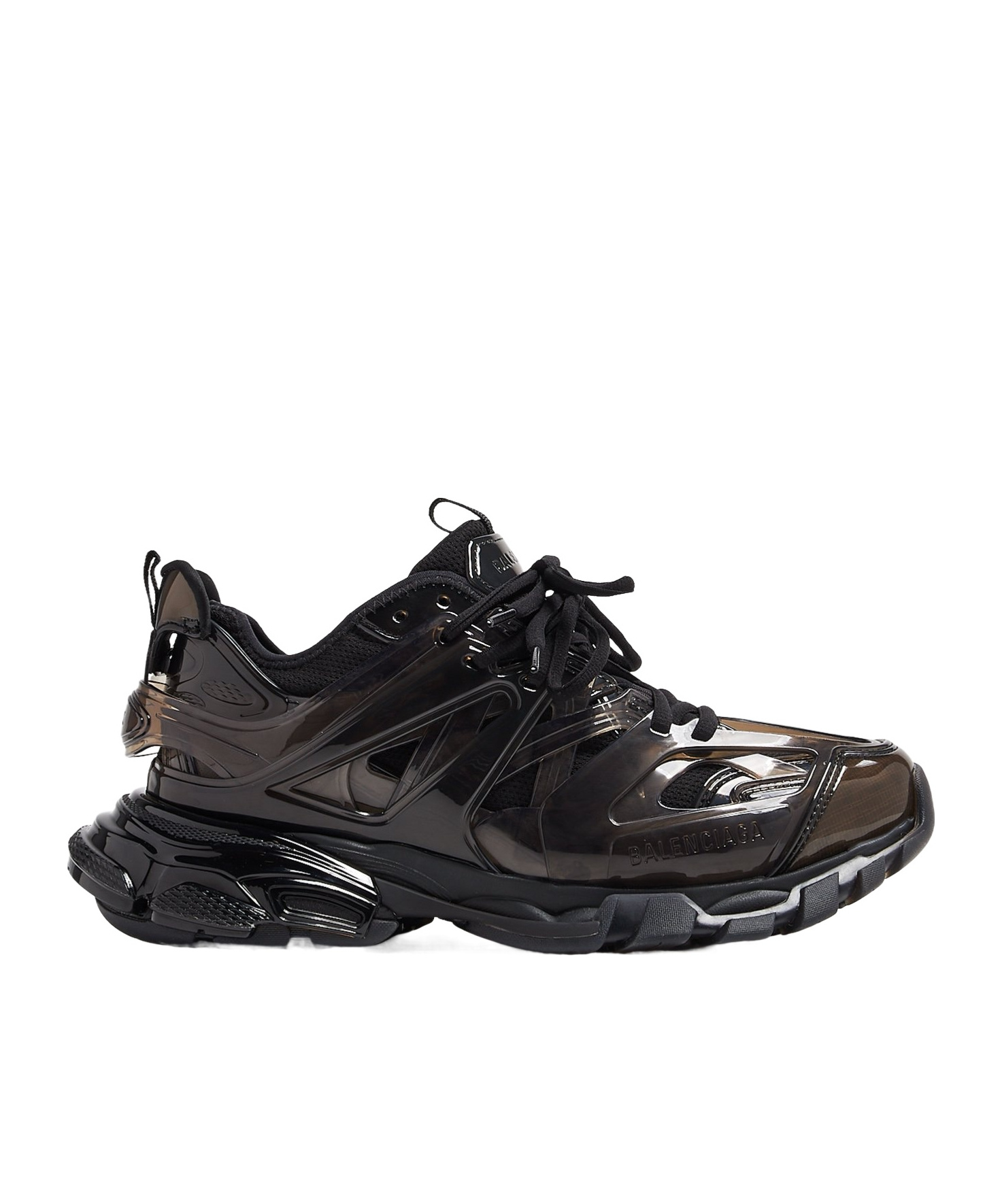 Balenciaga Track Lace-up Sneakers In Black