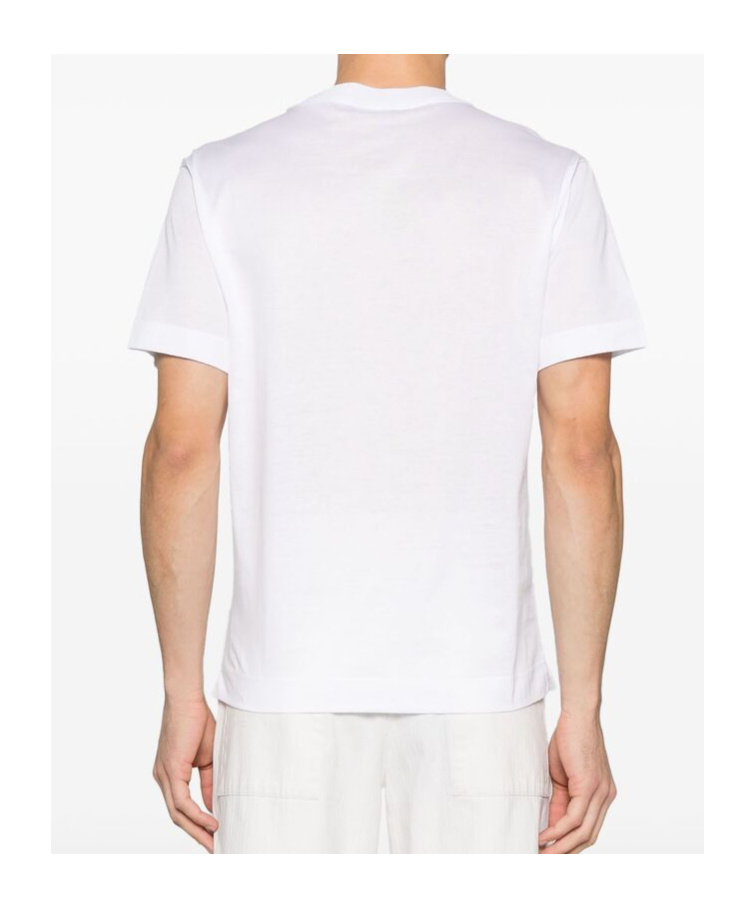 Shop Tagliatore Short-sleeved T-shirt In White