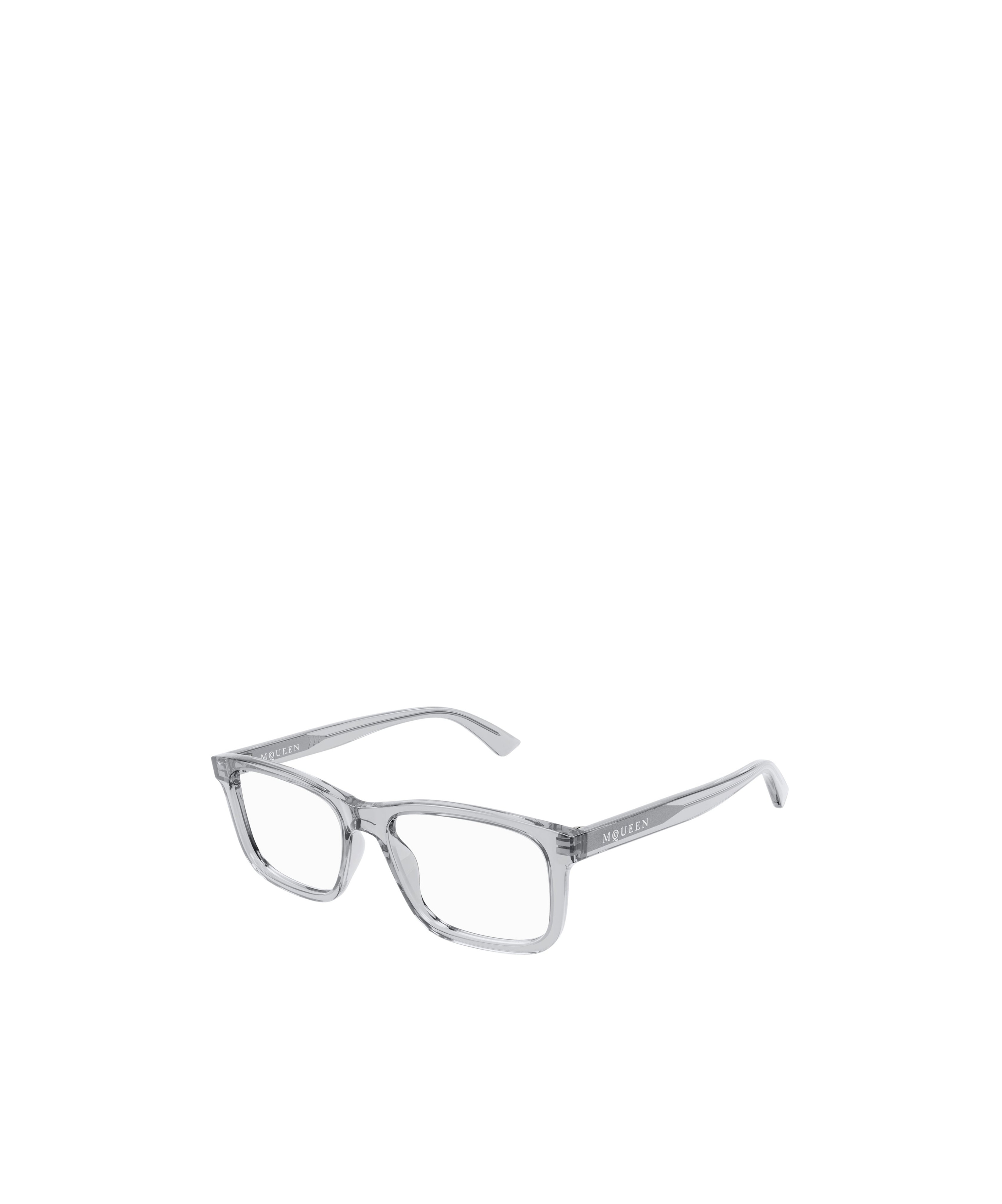 Alexander Mcqueen Geometrically Framed Flat Mirror In Gray