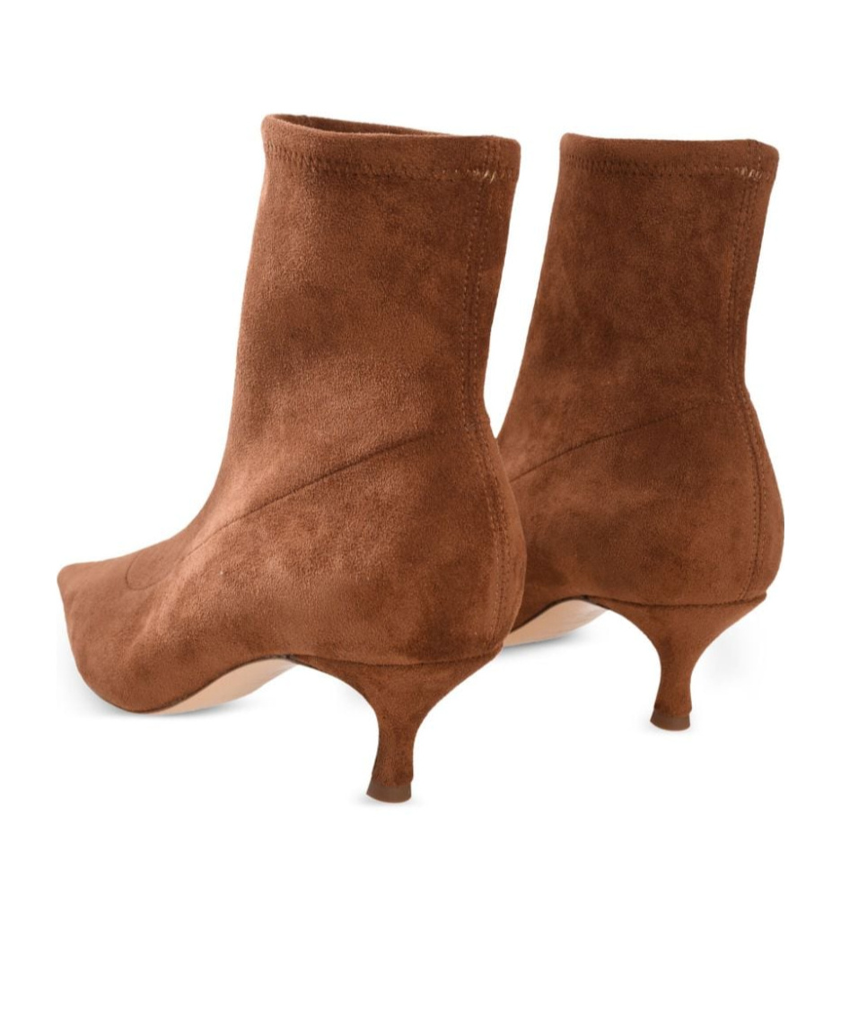 Casadei Leather Boots In Brown