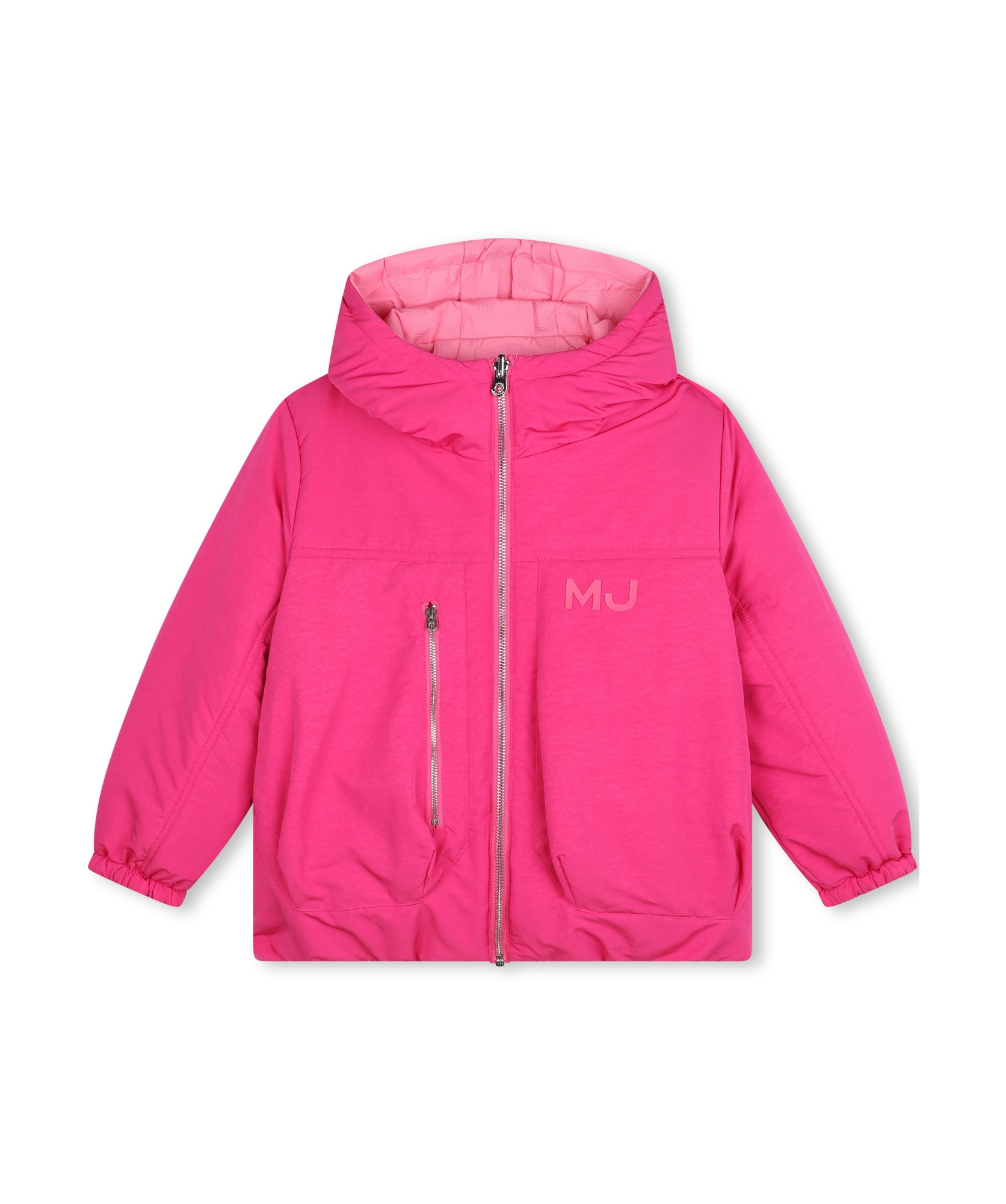 Marc Jacobs Reversible Puffer Jacket In Pink