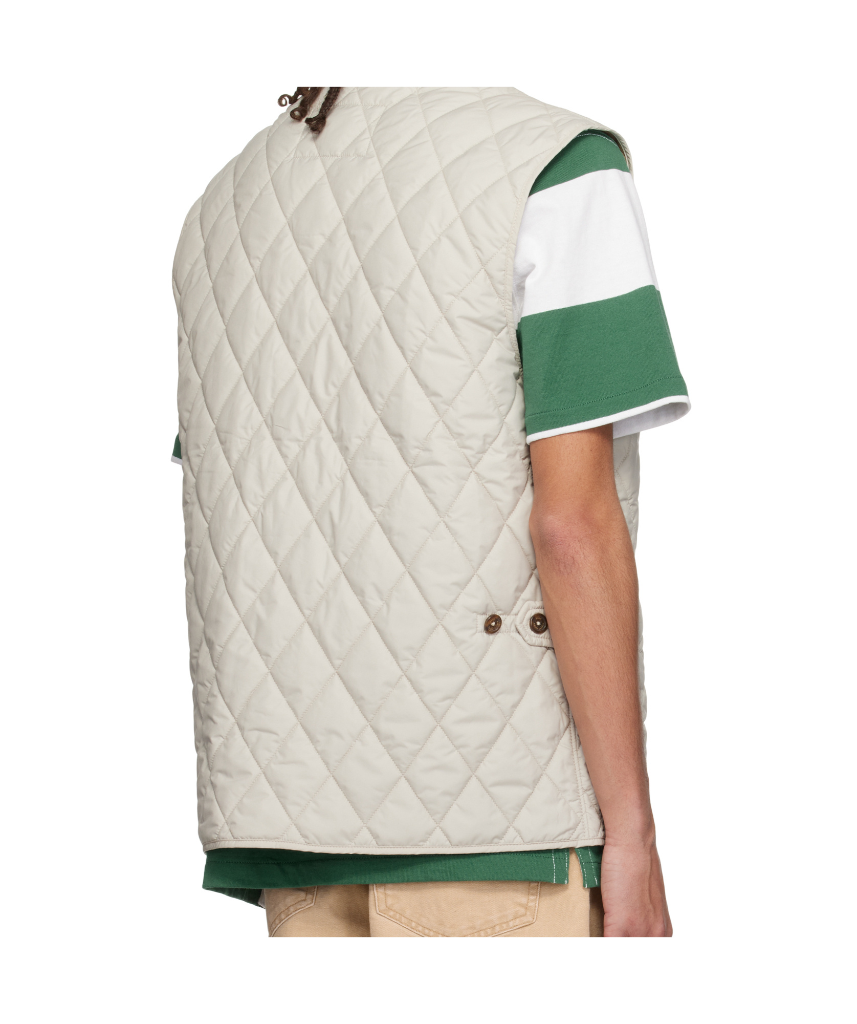 Polo Ralph Lauren Beaton Quilted Utility Vest In White