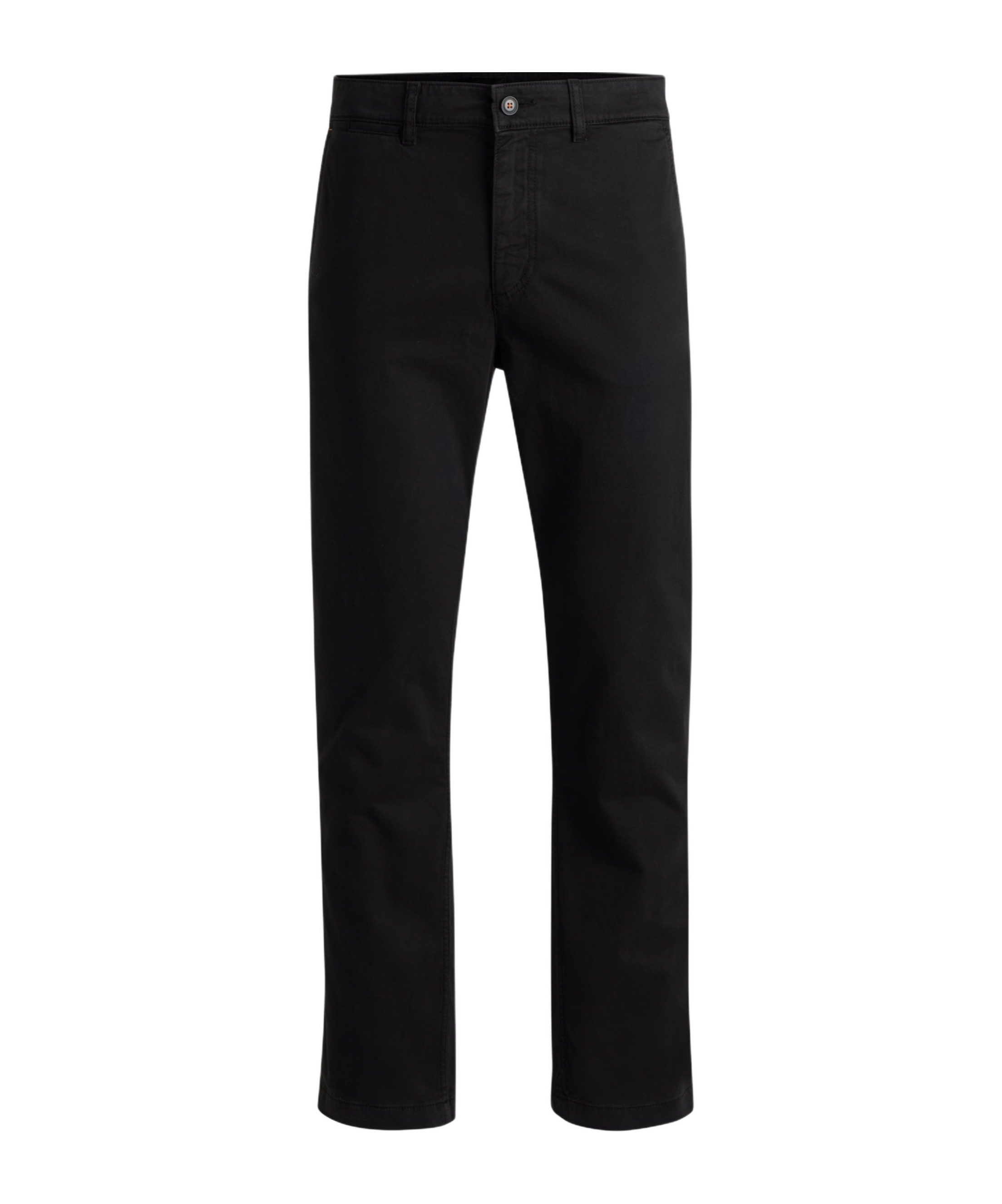 Hugo Boss Button-fly Trousers In Black