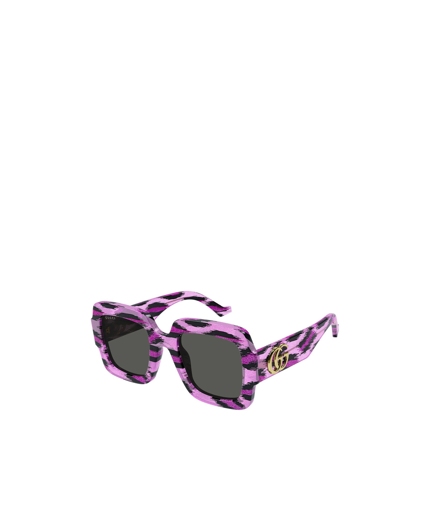 Gucci Double-g Oversize-frame Sunglasses In Black