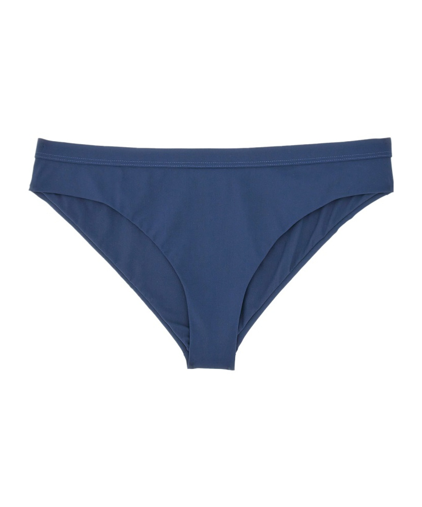 Jil Sander Mid-rise Bikini Brief Bottom In Blue