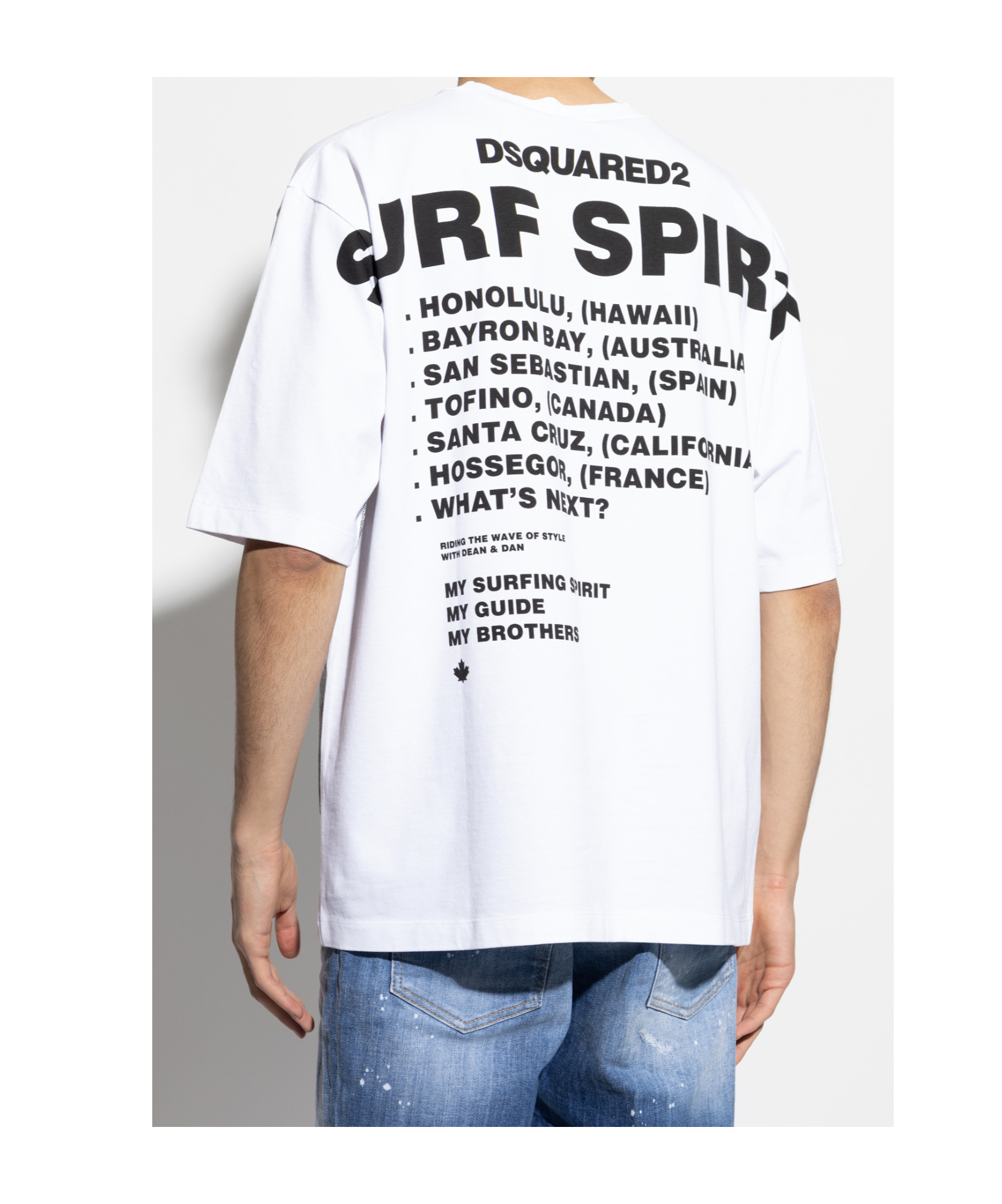 Dsquared2 Short-sleeved T-shirt In White