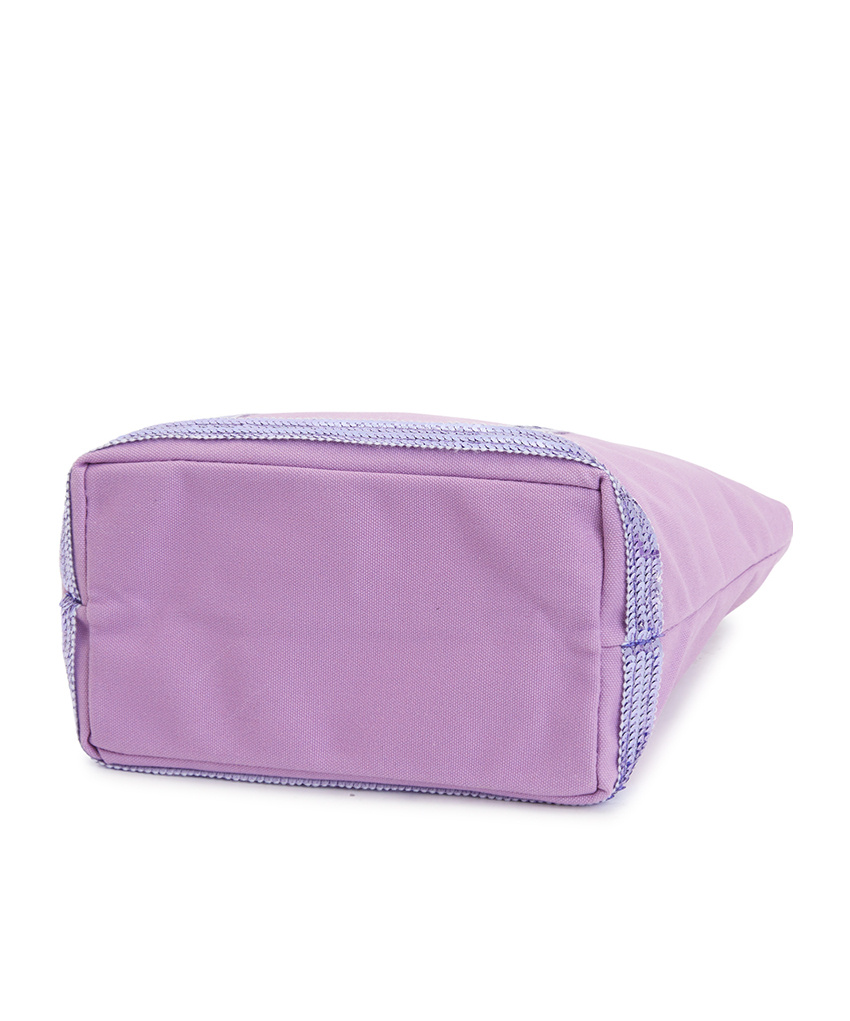Vanessa Bruno Cabas Logo Tote In Purple
