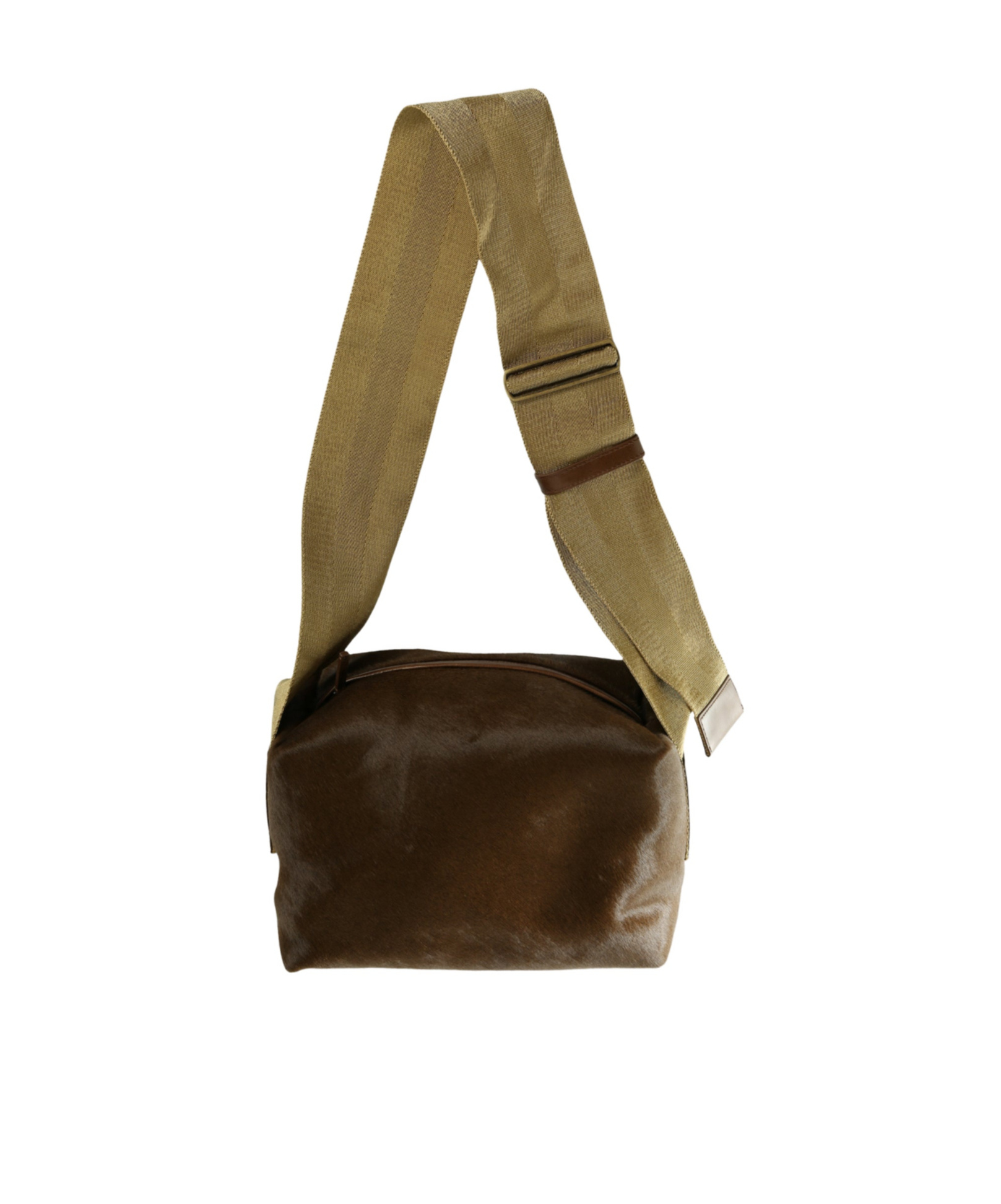 Uma Wang Small Shoulder Bag With Wide Straps In Brown