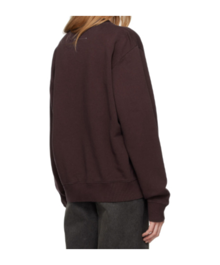 Shop Mm6 Maison Margiela Numbers-motif Sweatshirt In Black
