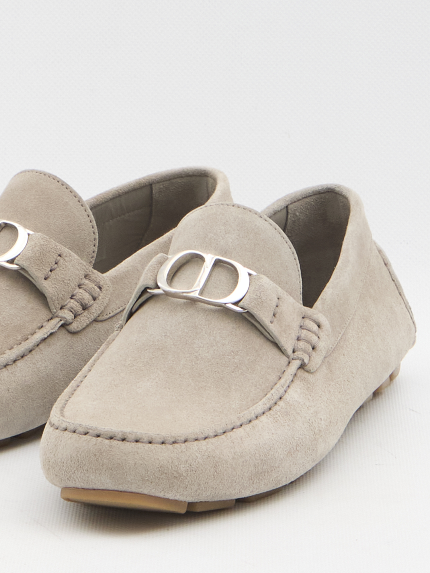 Dior Odéon Loafers In Nude