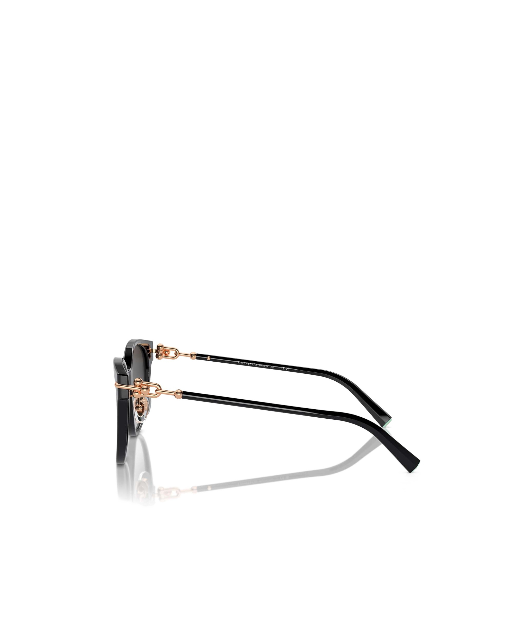 Tiffany & Co Metal Round Frame Sunglasses In Black