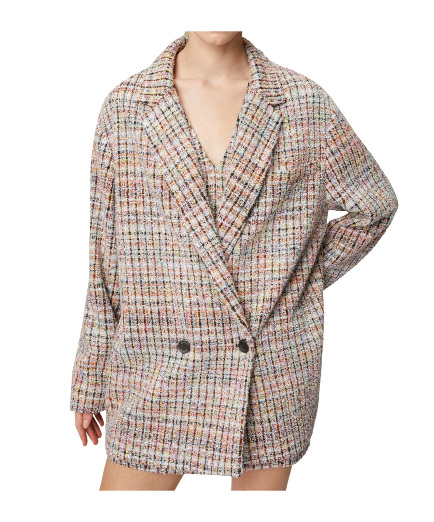 Missoni Lapel Long-sleeved Suit Jacket In Multicolor