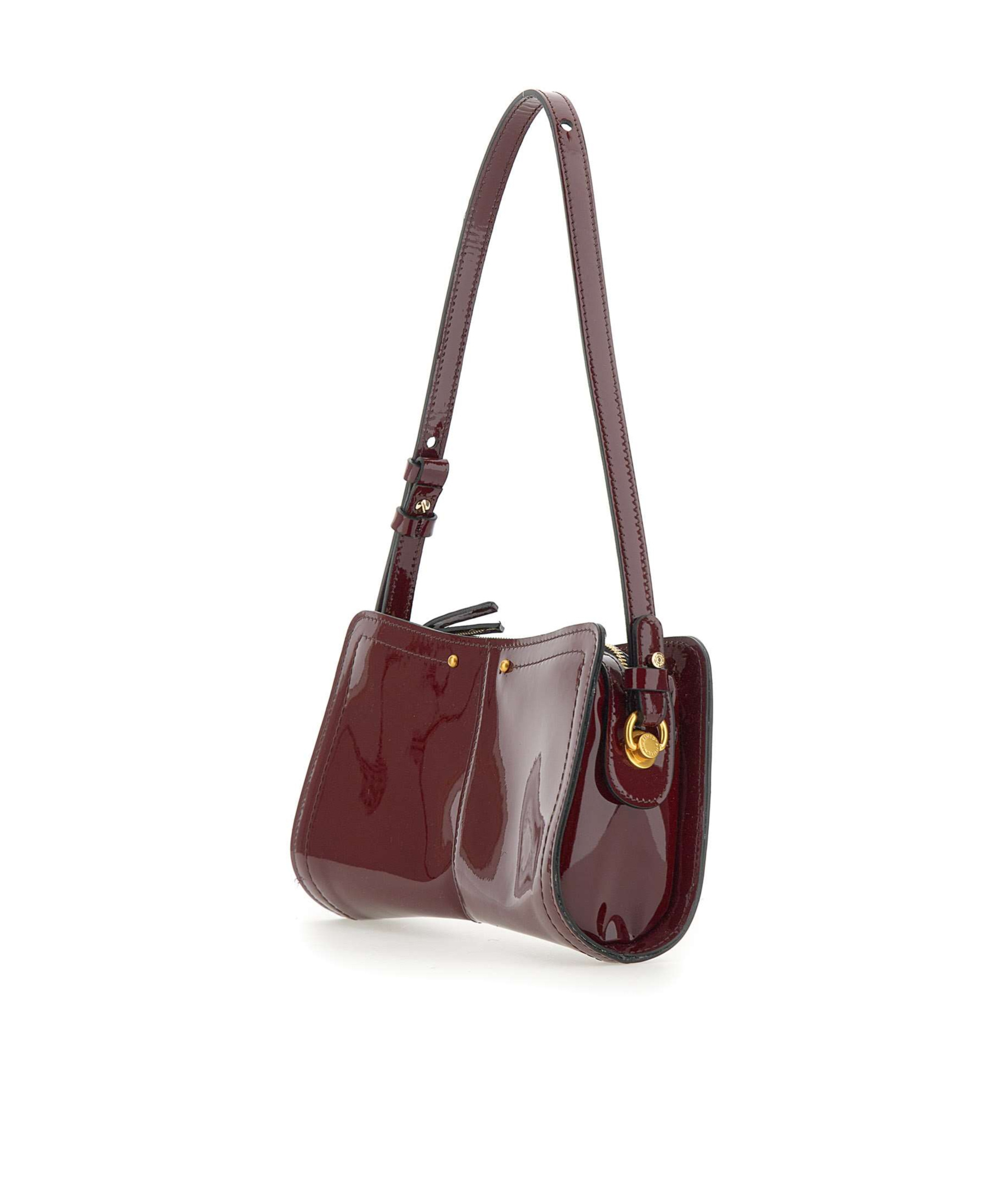 Gianni Chiarini Zipped Shoulder Bag In Red