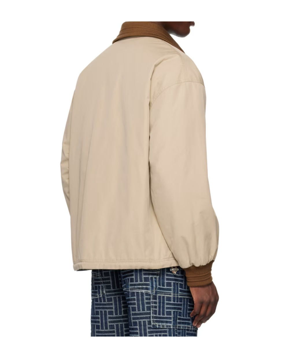 Kenzo Reversible Padded Blous In Nude