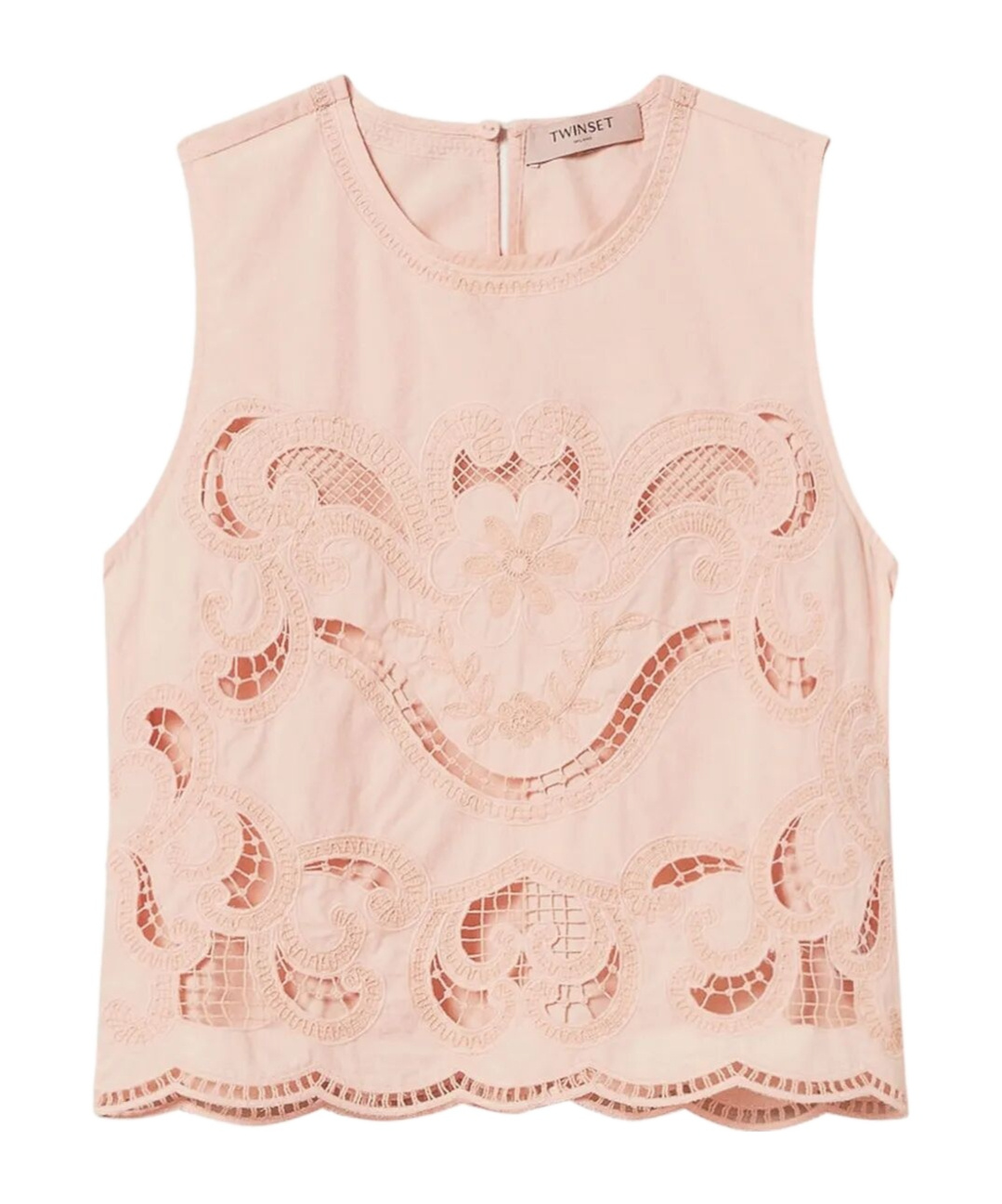 Twinset Broderie-anglaise Sleeveless Top