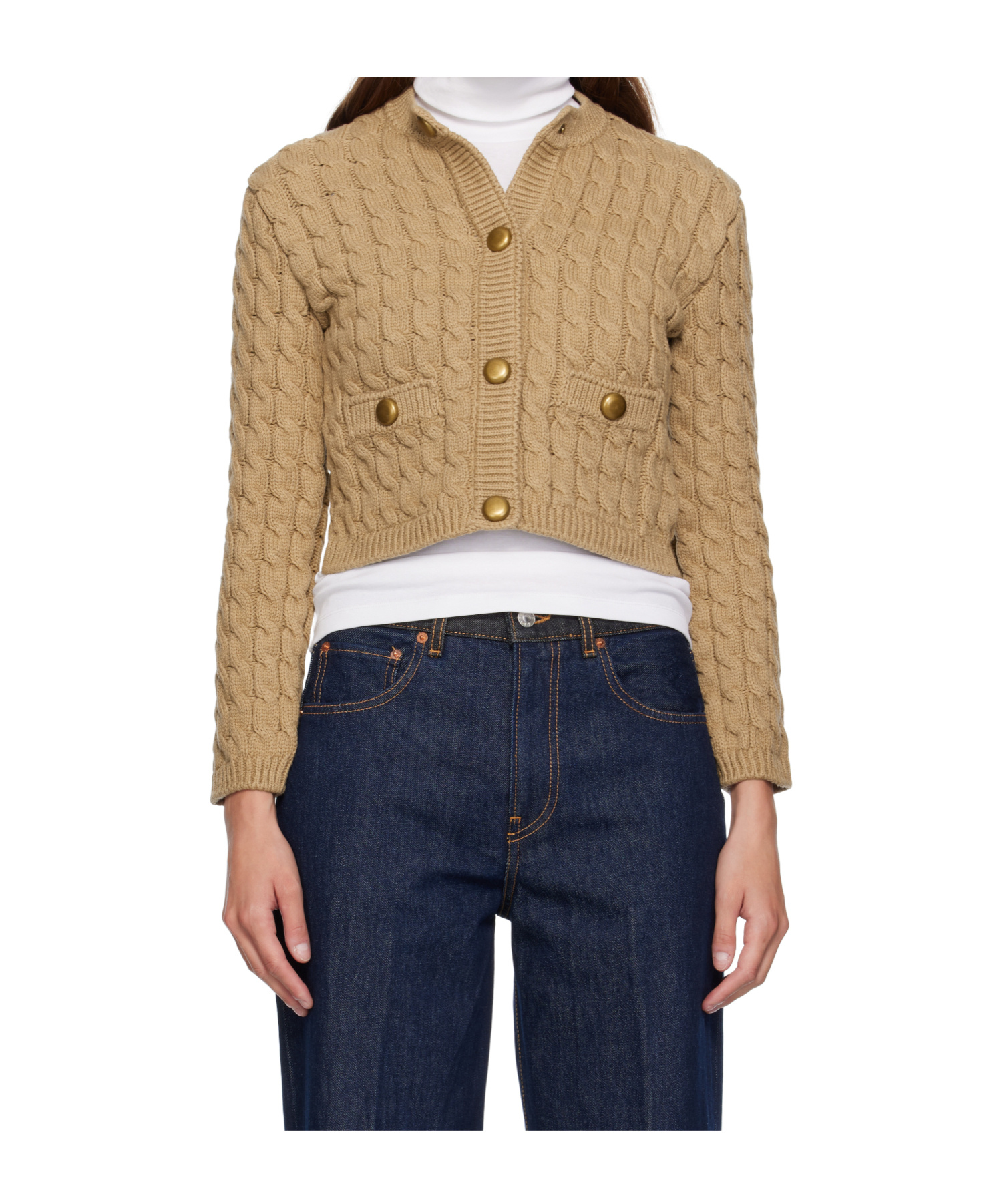 Moncler Long-sleeved Cardigan In Multi