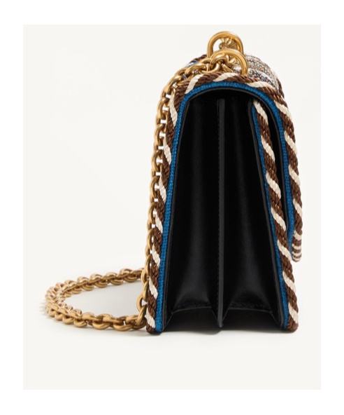 Valentino Flap Shoulder Bag In Brown