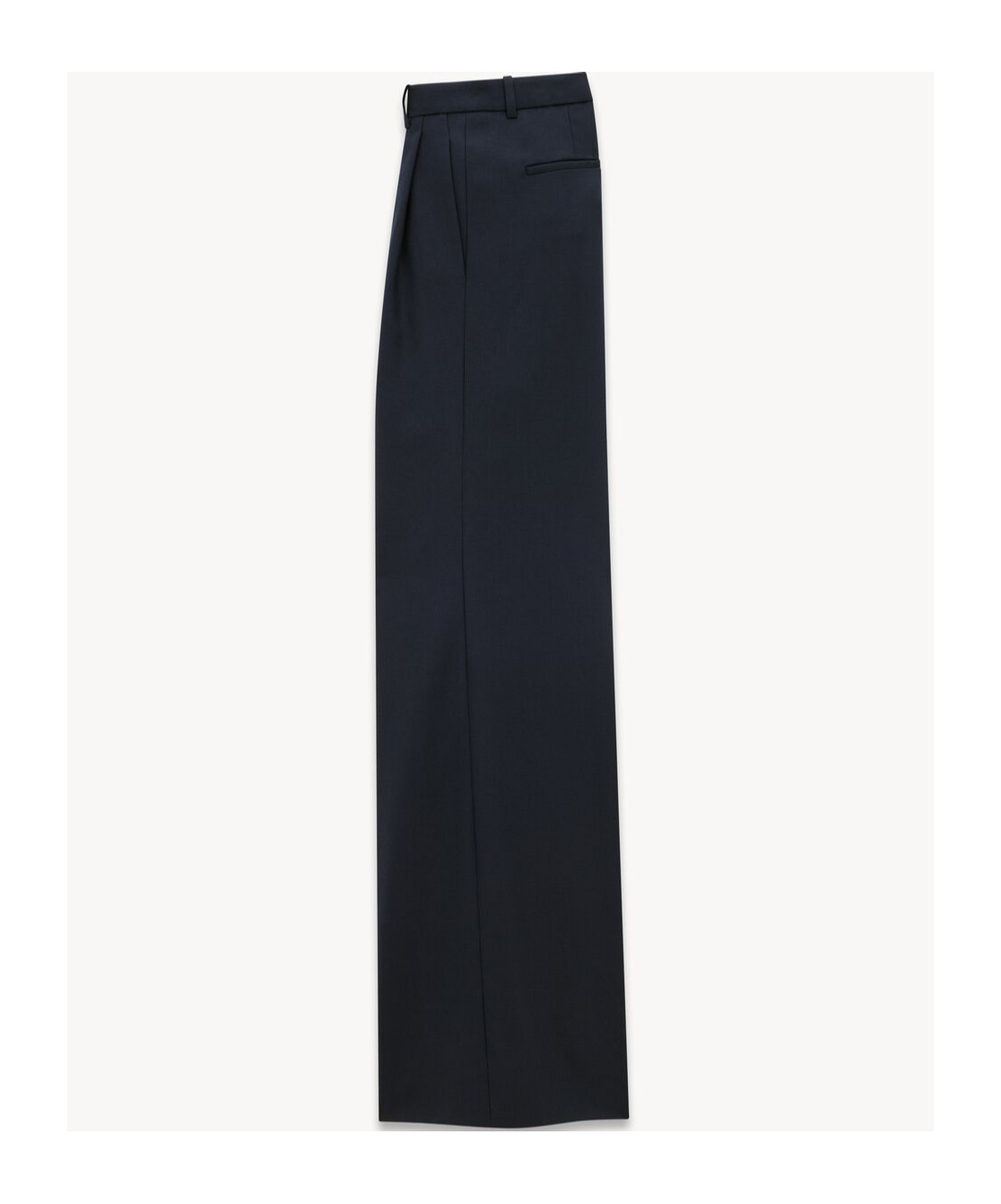 Saint Laurent Wide-leg Trousers In Black