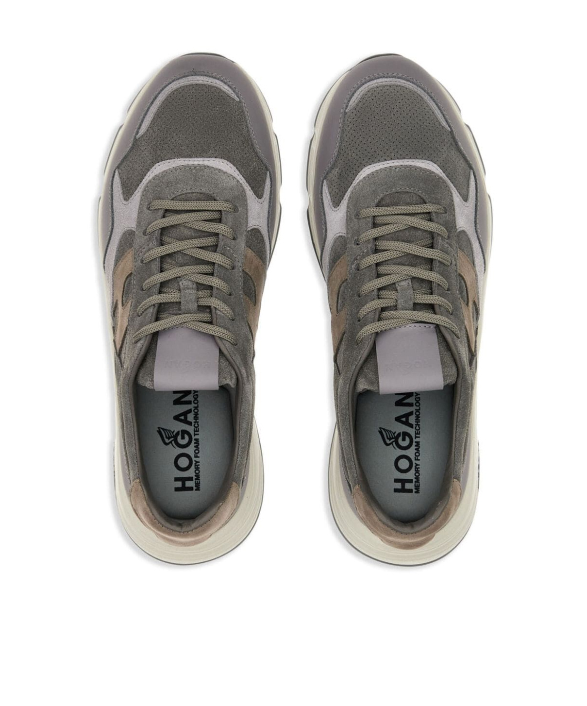 Hogan Hyperlight Lowtop Sneakers For Men In Gray