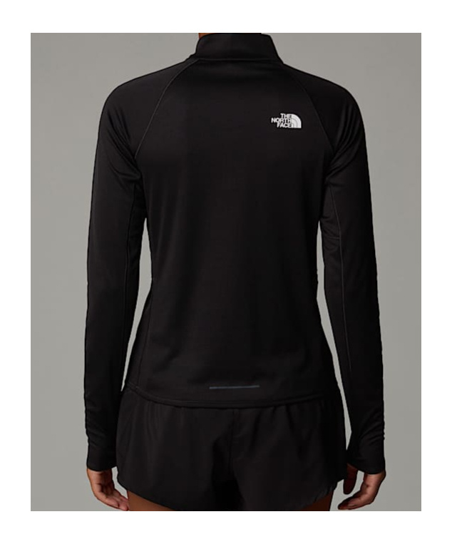 The North Face Womens Sunriser 1/4 Zip Long-sleeve Top In Black