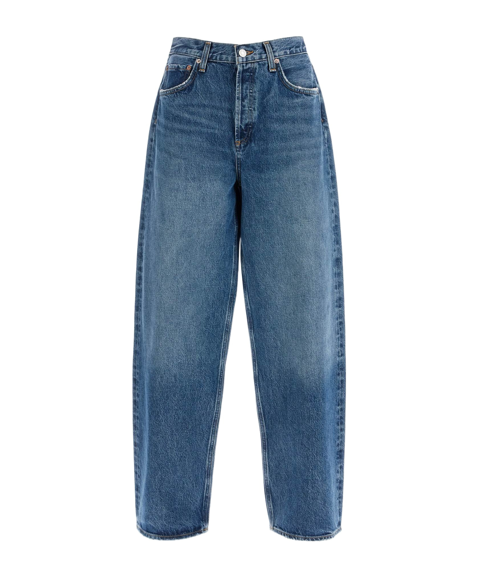 Agolde Valen High Waist Ankle Straight Leg Jeans In Blue