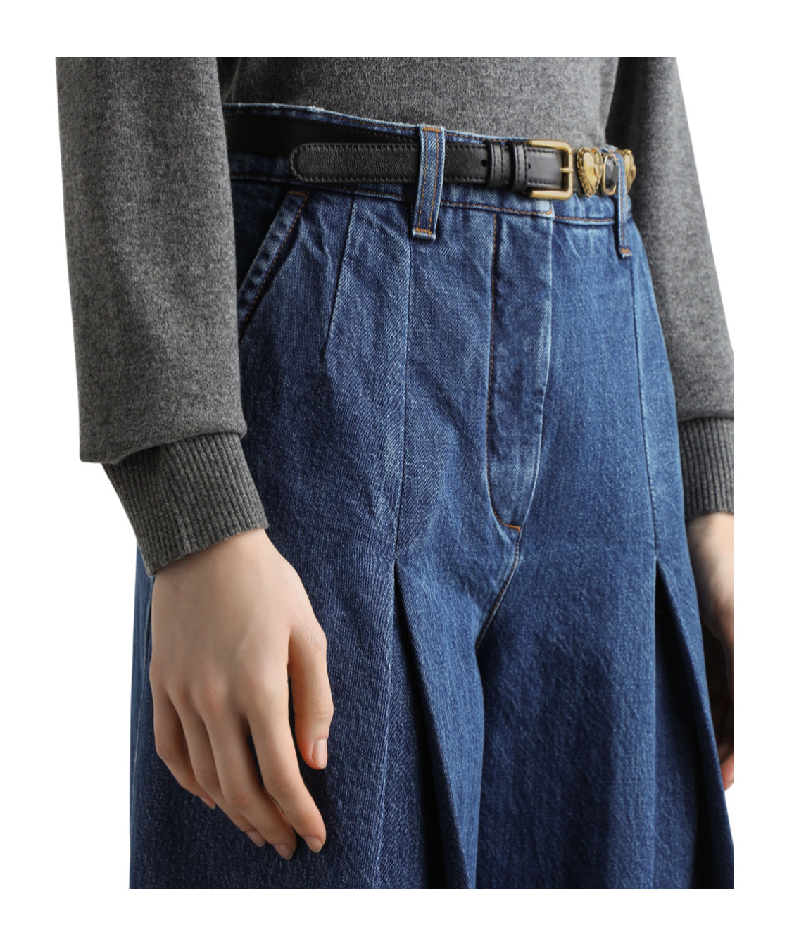 Dolce & Gabbana Straight Fit Trousers With 5 Pockets In Blue