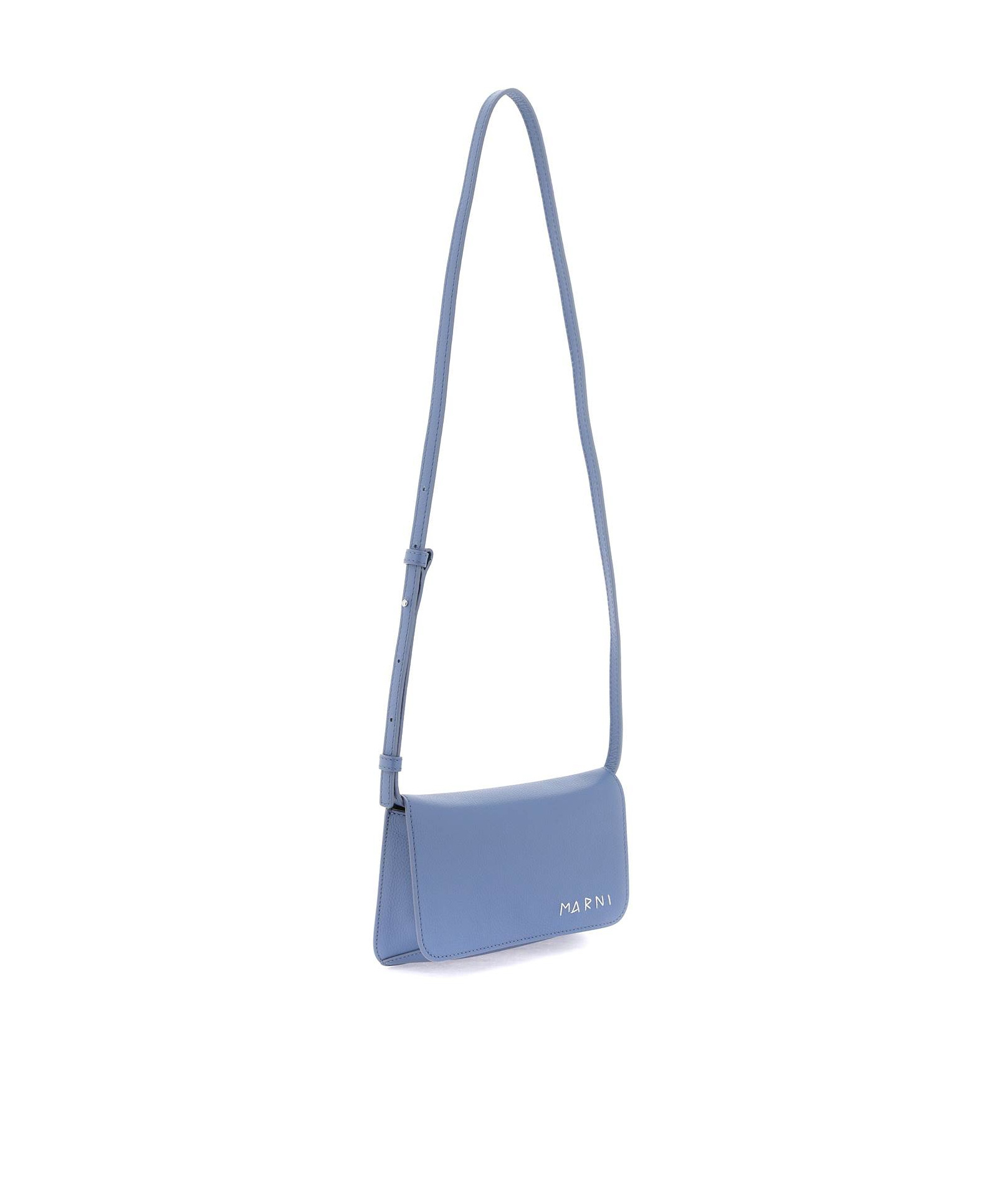Marni Logo-embroidered Leather Belt Bag