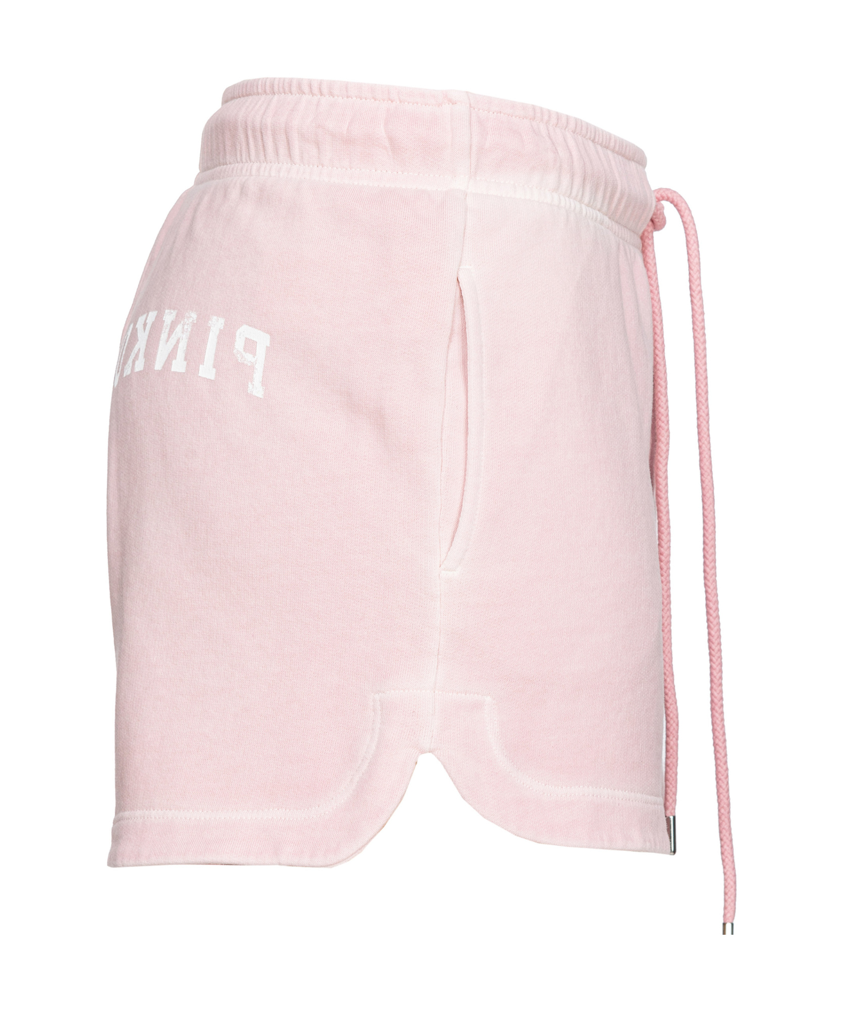 Pinko Sweat Shorts With Logo Print In Pink