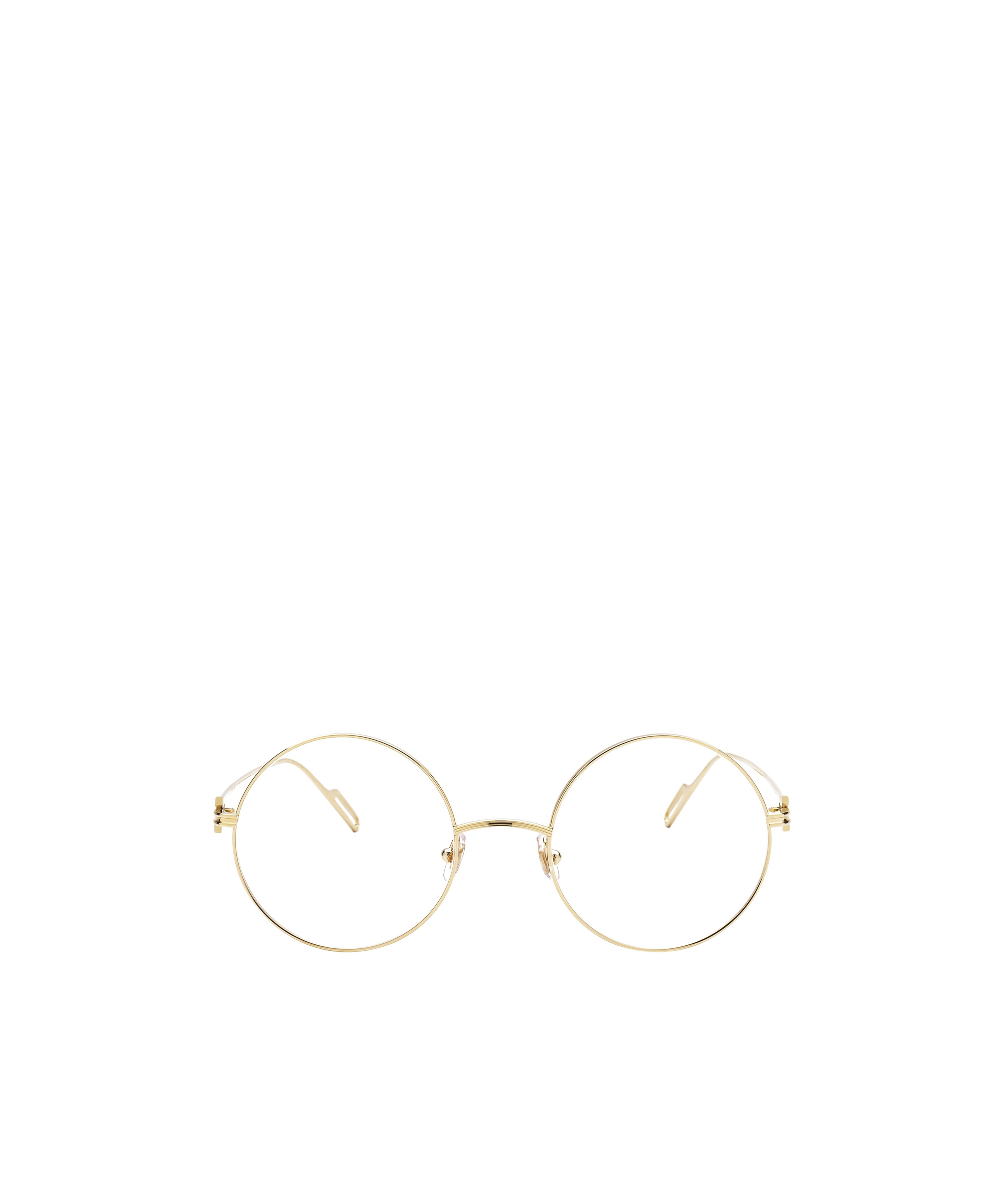 Cartier Round Frame Plain Mirror In White