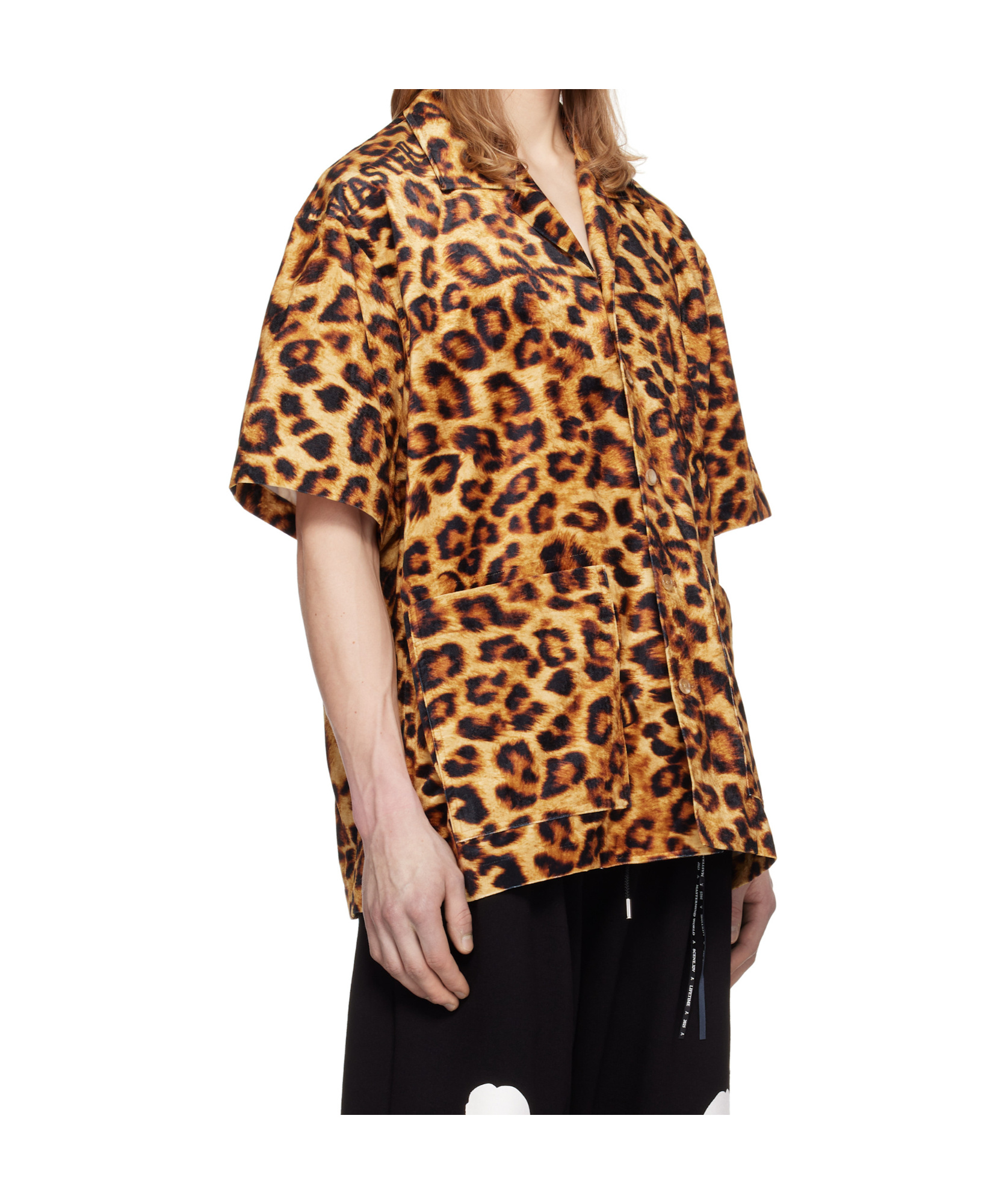 Mastermind Japan Brown Leopard-print Shirt In Black