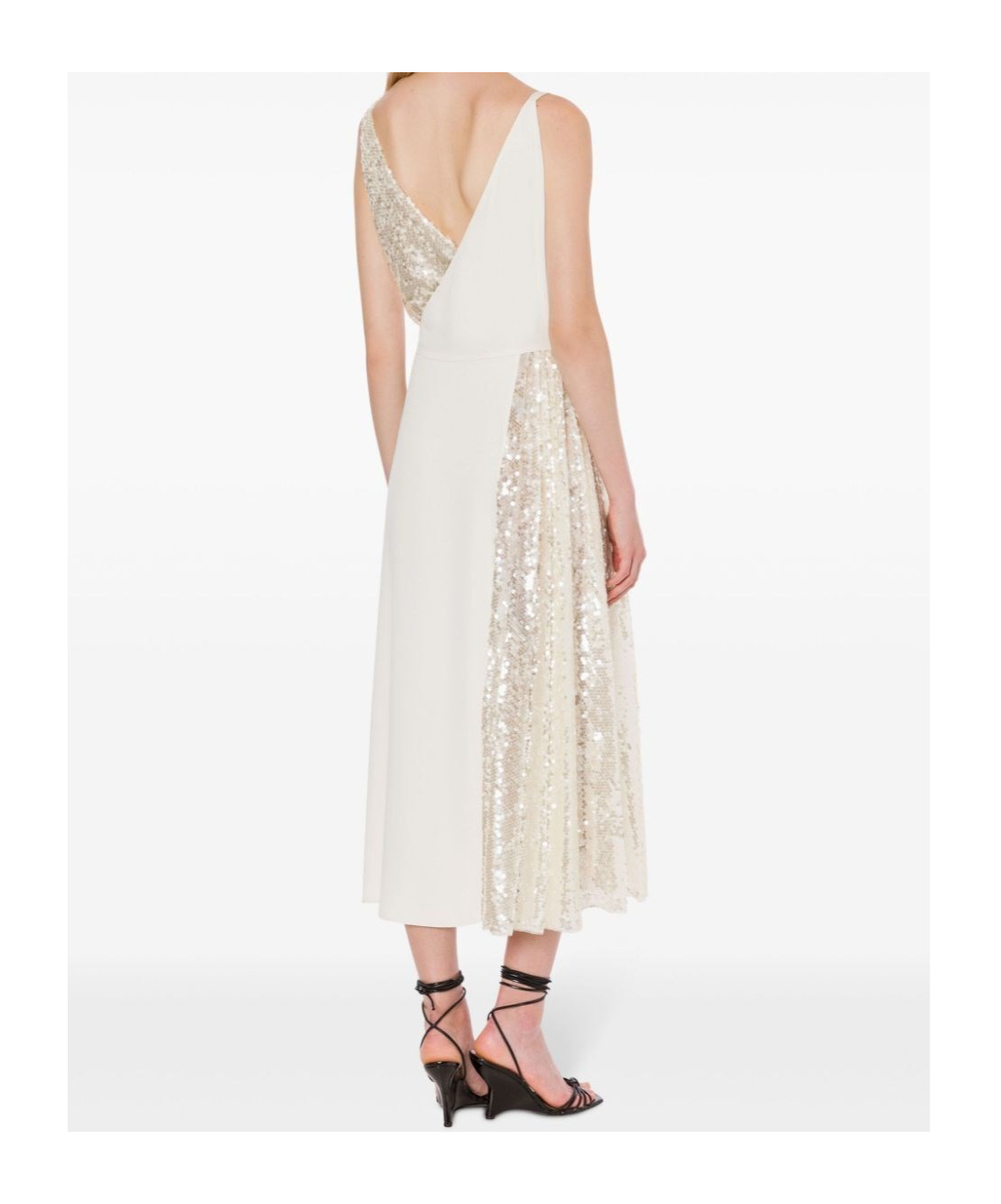 Shop Philosophy Di Lorenzo Serafini Glitter Dress In White