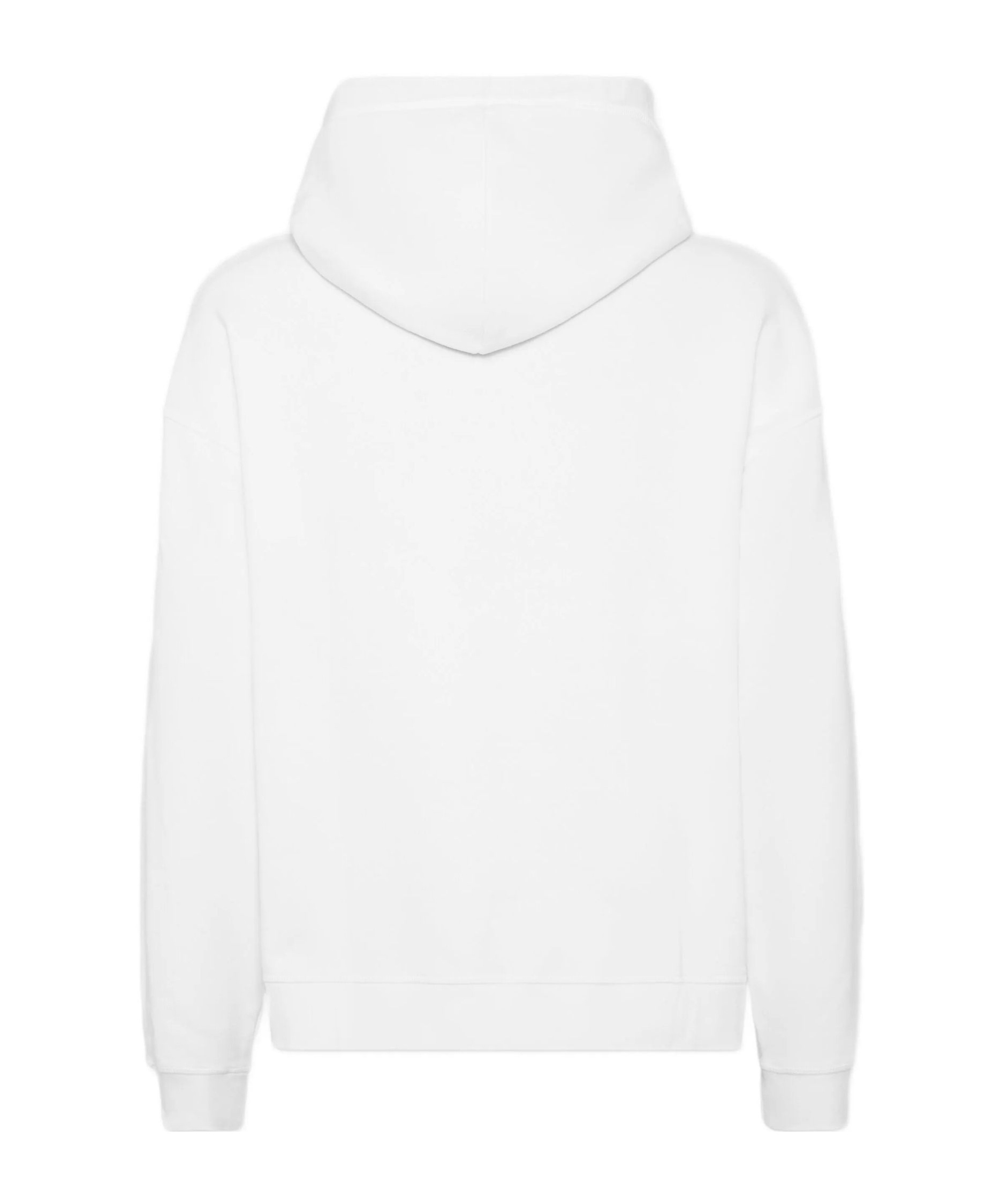 Dsquared2 Relax Fit Heritage Drawstring Hoodie In White