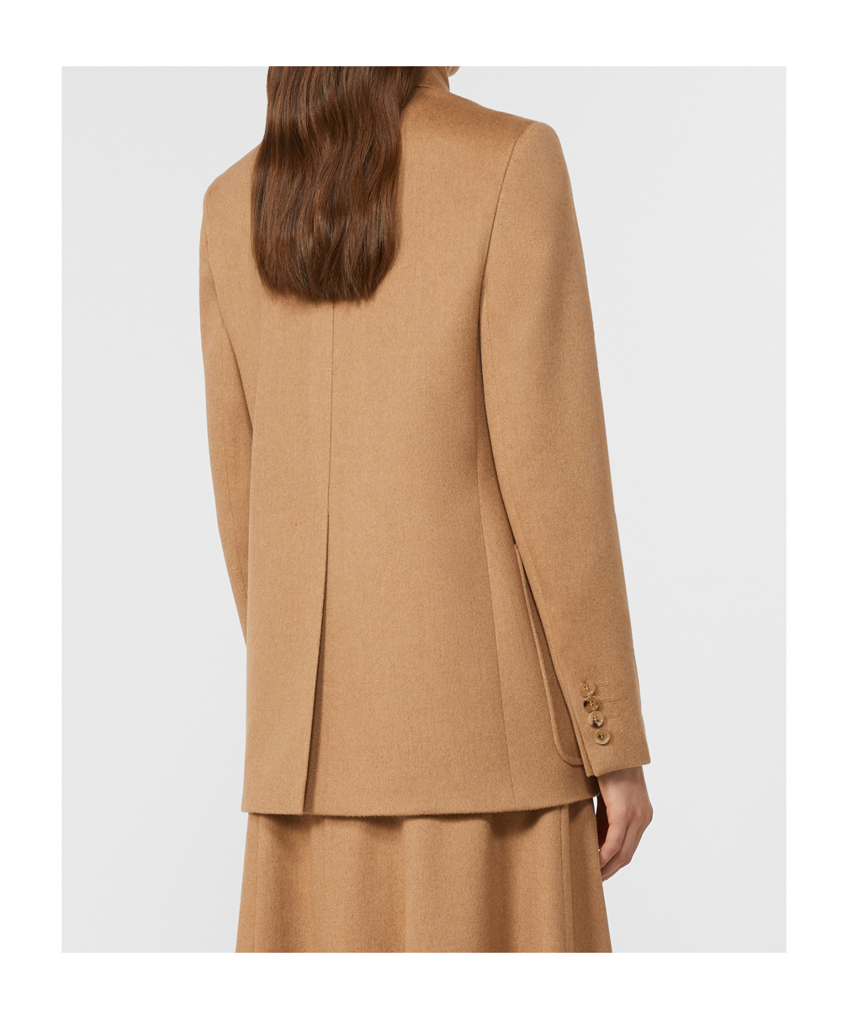 Max Mara Single-breasted Blazer In Brown