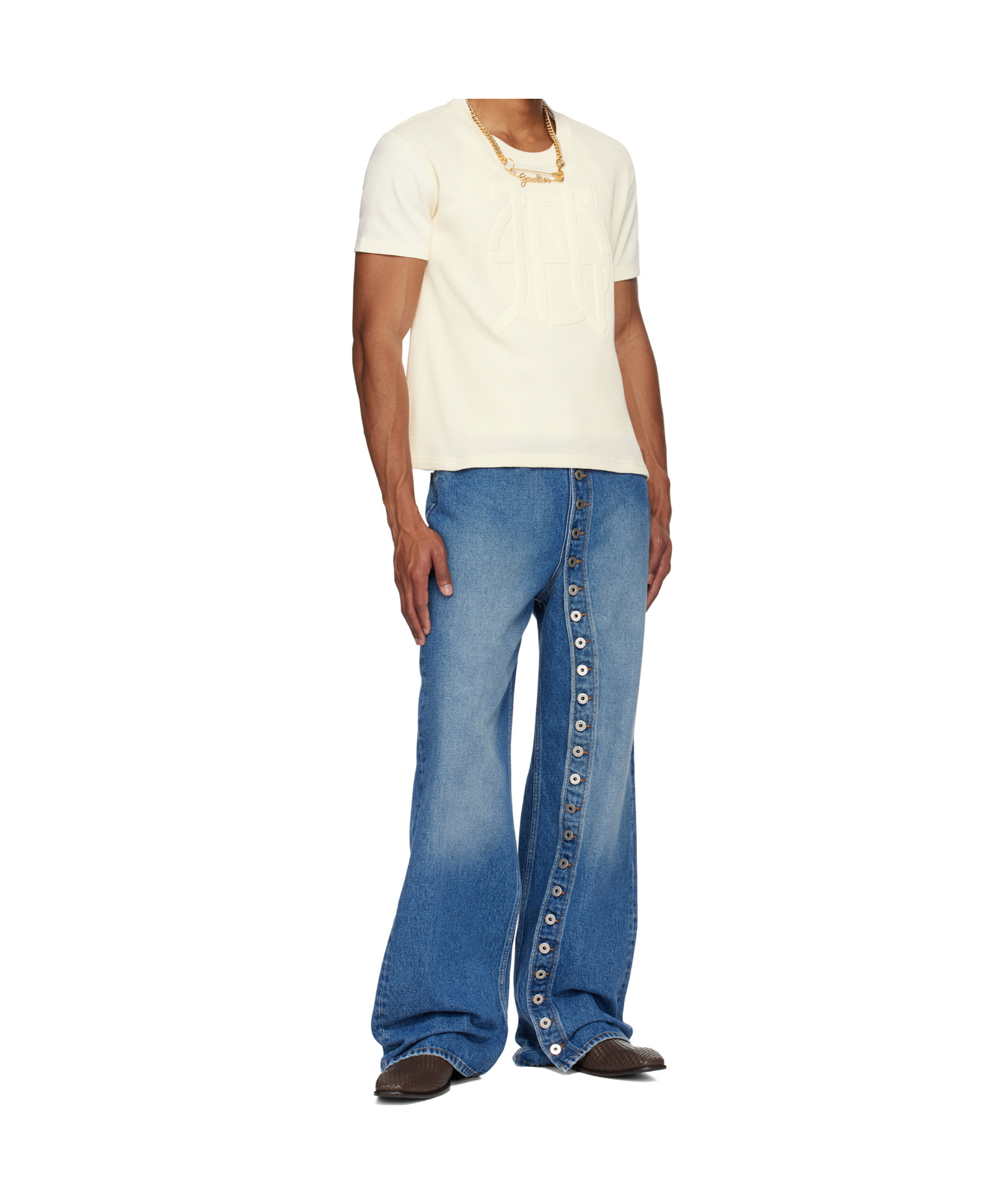Jean Paul Gaultier Short-sleeved T-shirt In White